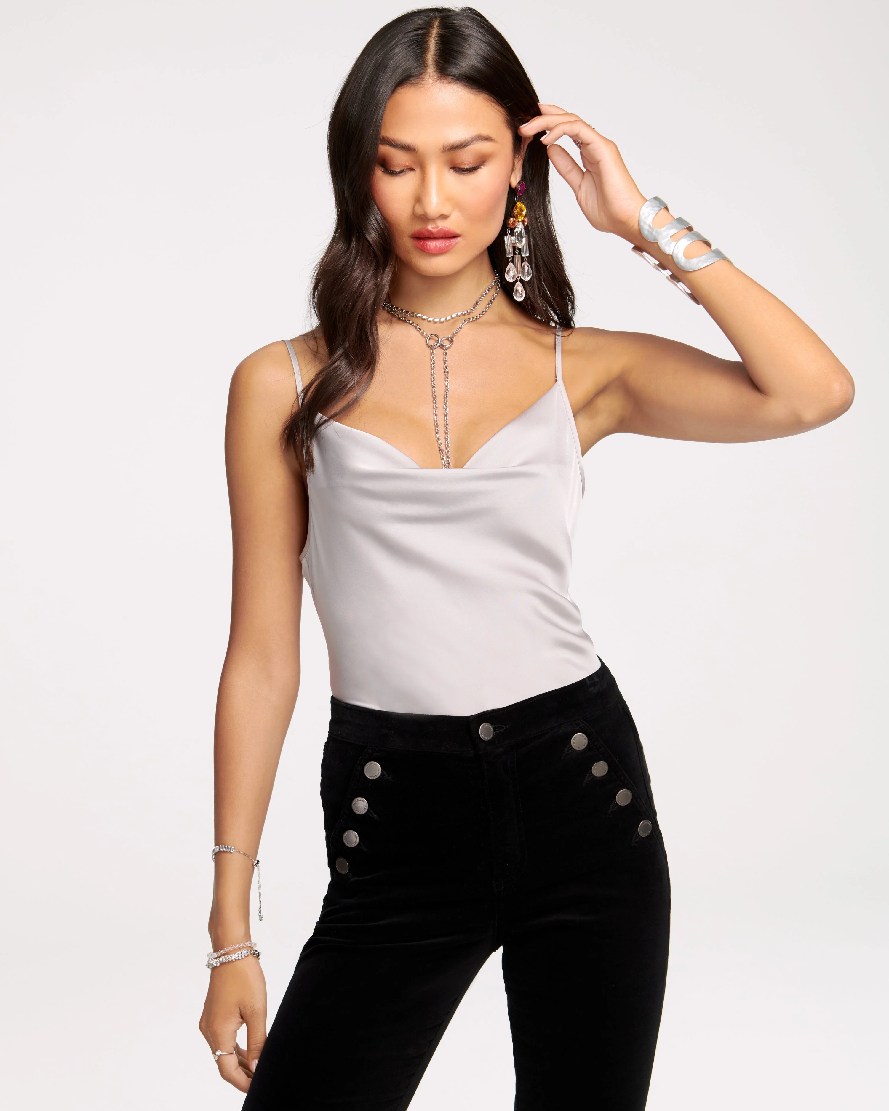 Abigail Cowl Neck Tank Top - Image 14
