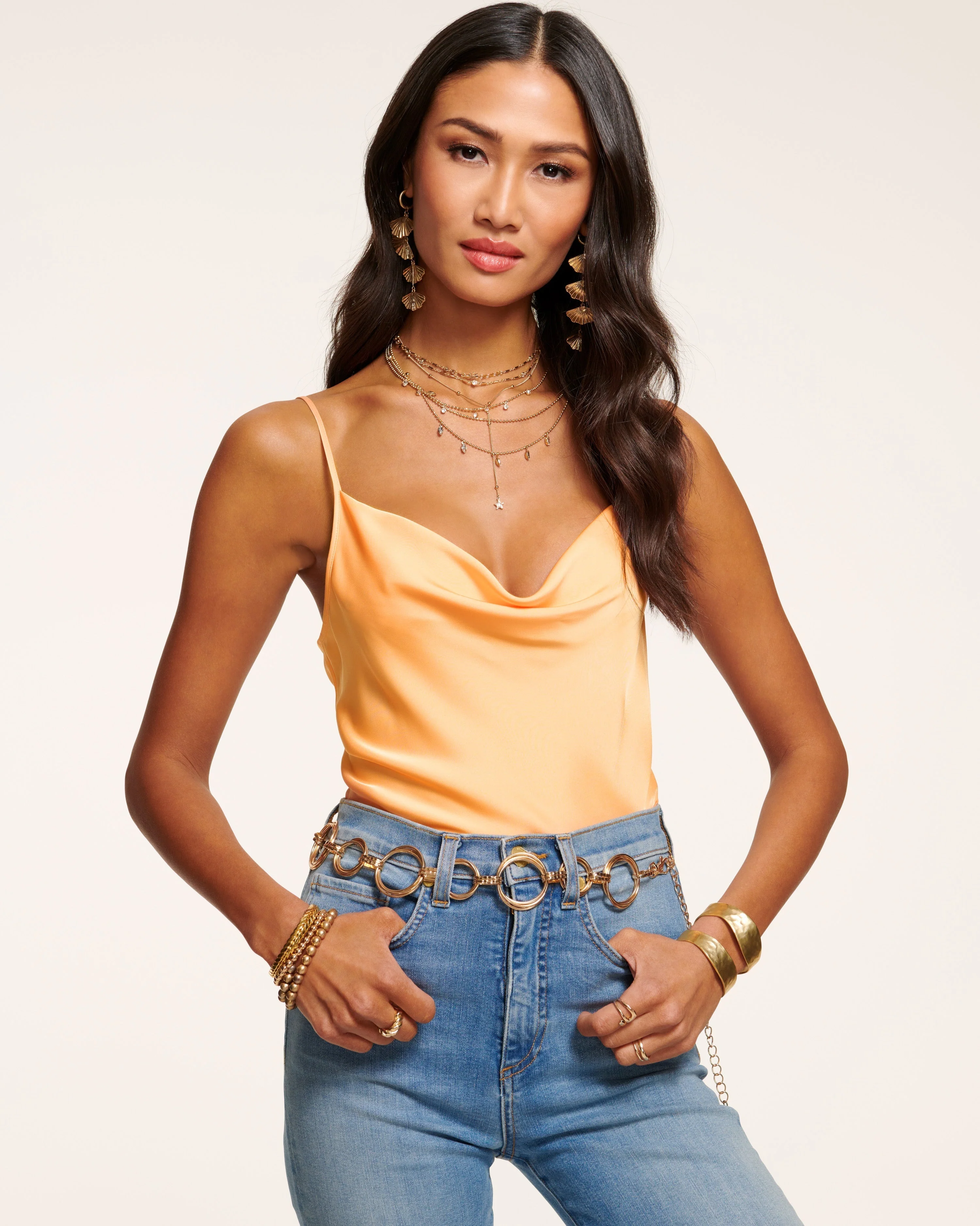 Abigail Cowl Neck Tank Top - Image 17