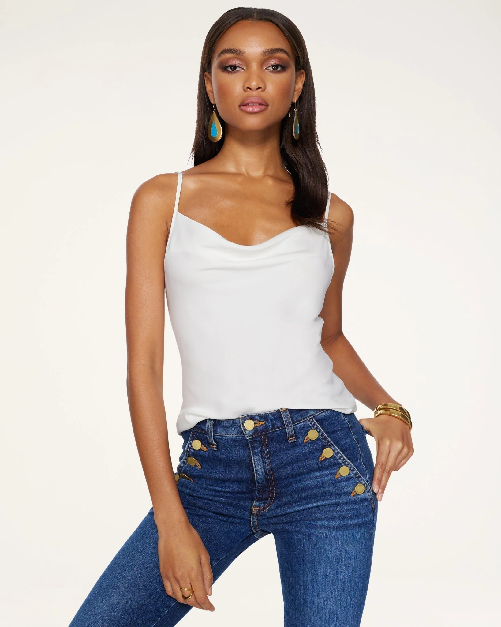 Abigail Cowl Neck Tank Top - Image 27