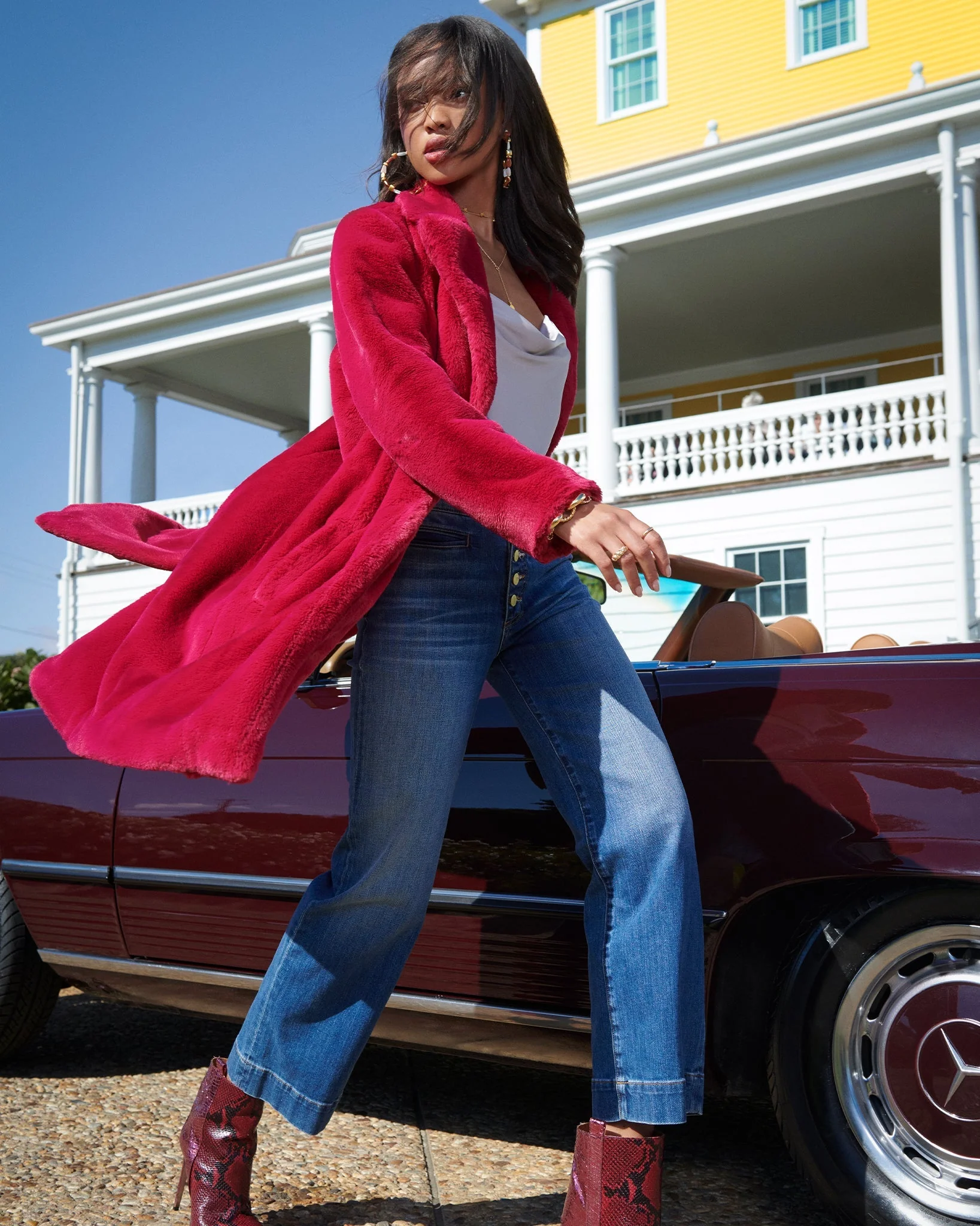 Abigail Cowl Neck Tank Top - Image 52