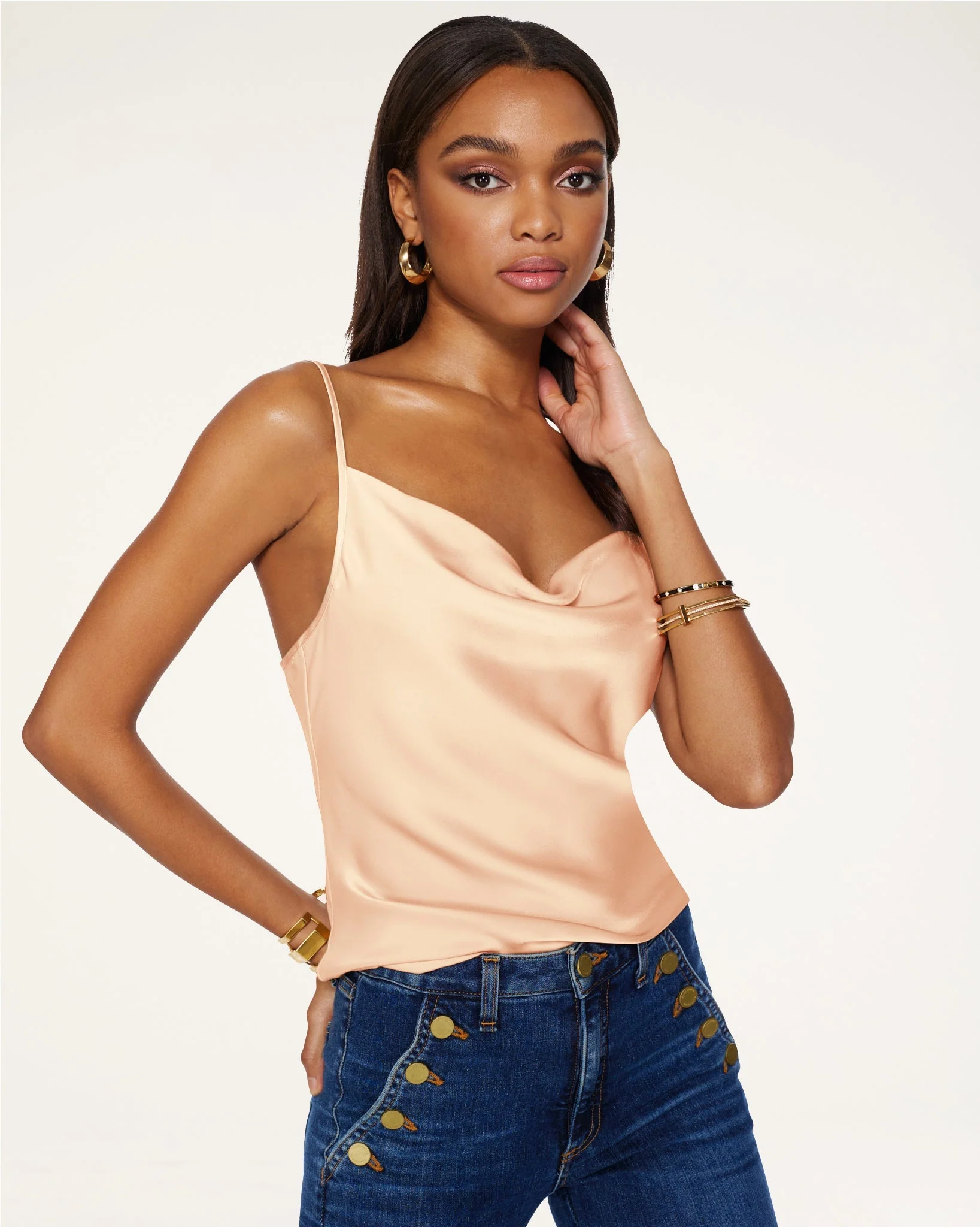 Abigail Cowl Neck Tank Top - Image 9