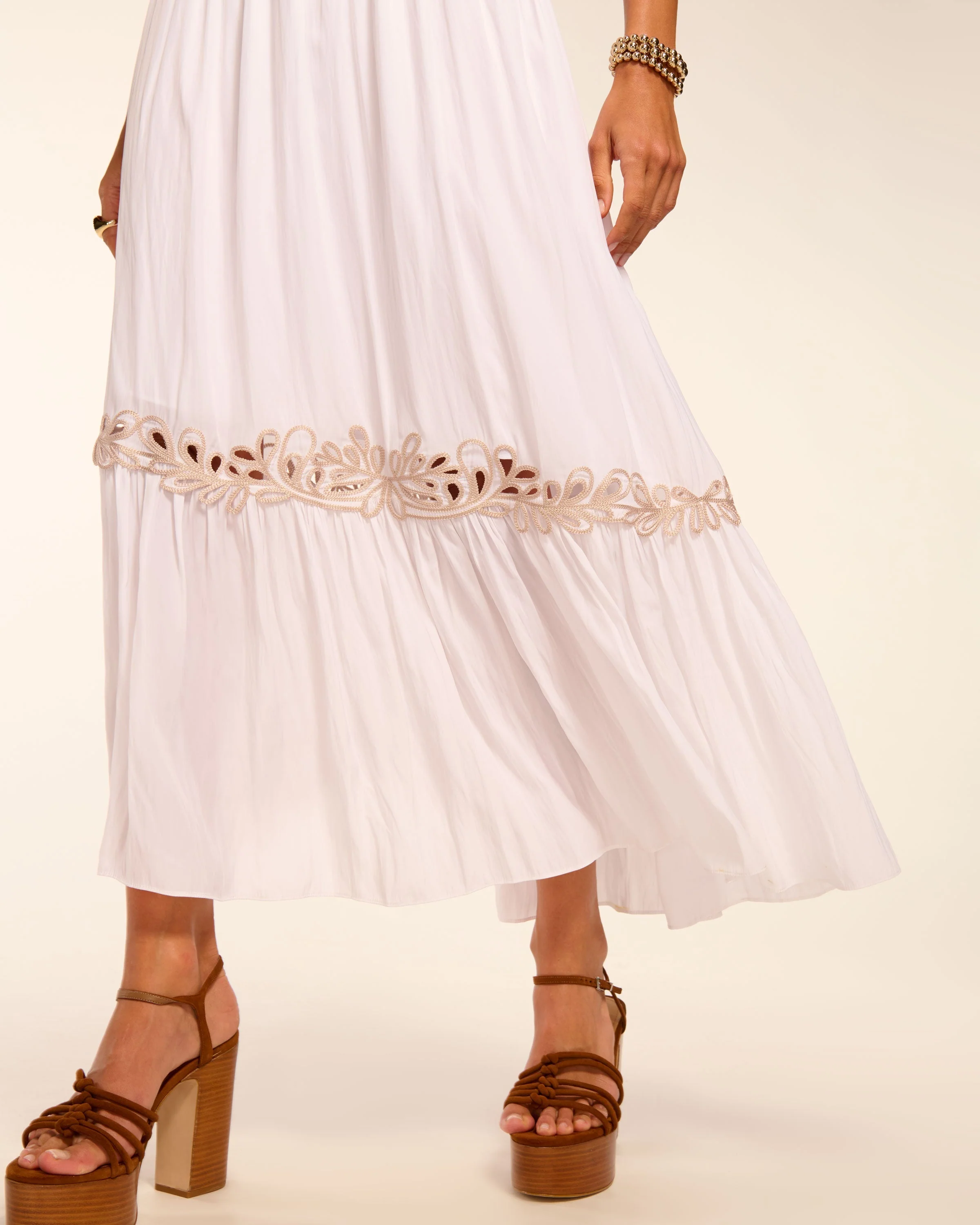 Alex Smocked Off-The-Shoulder Maxi Dress - Image 4