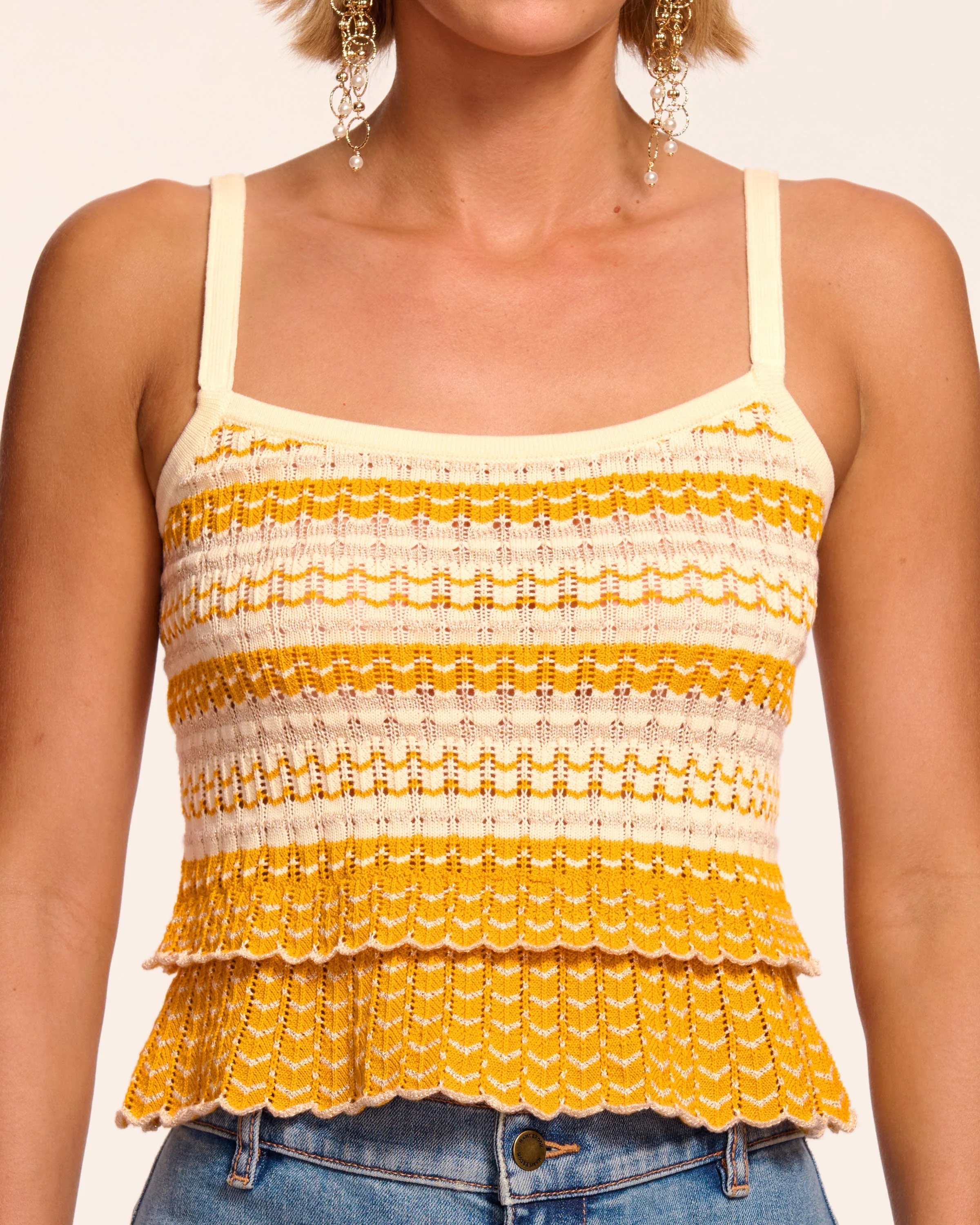 Alina Knit Sleeveless Top - Image 3