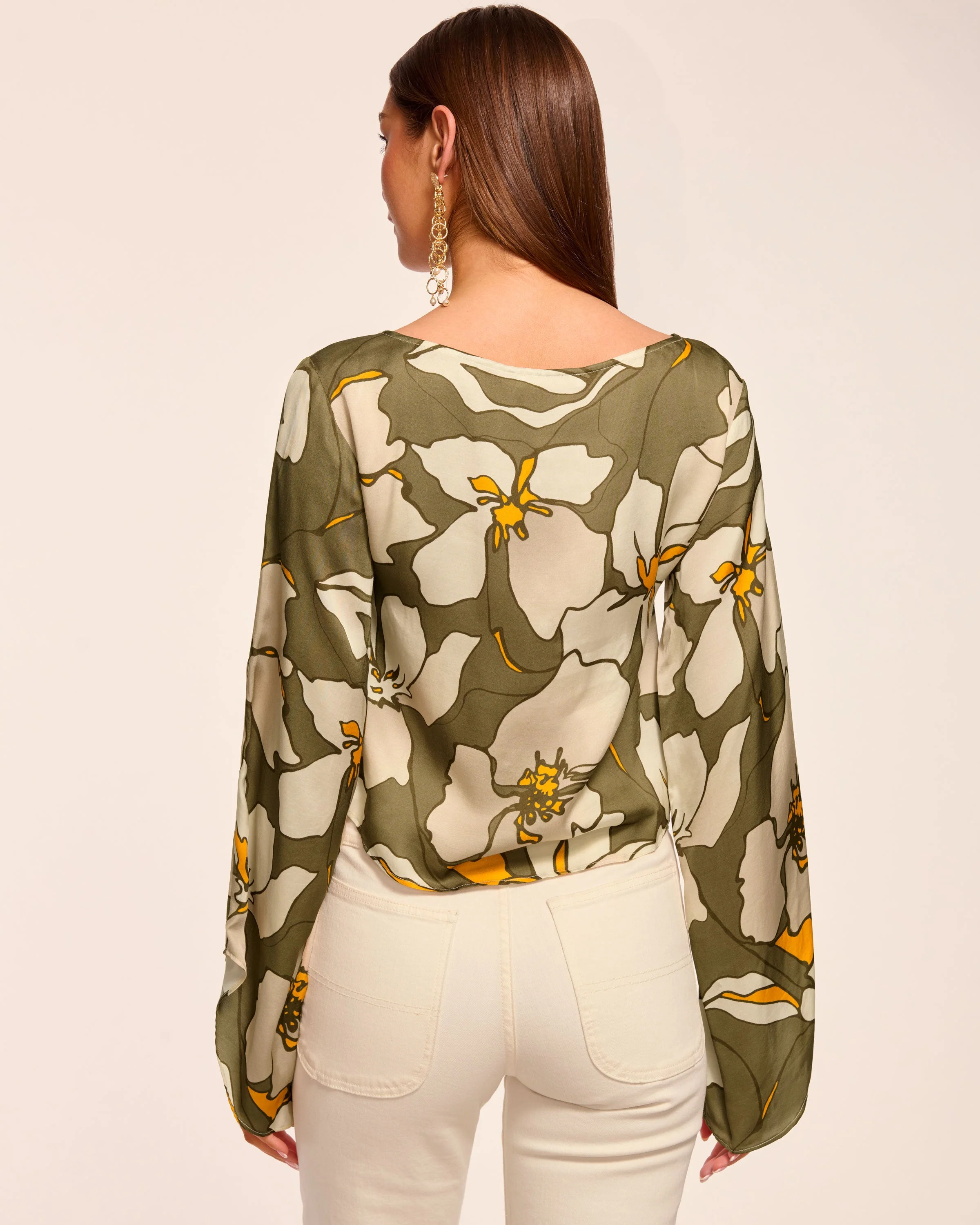 Amanda Boat Neck Long Sleeve Top - Image 3