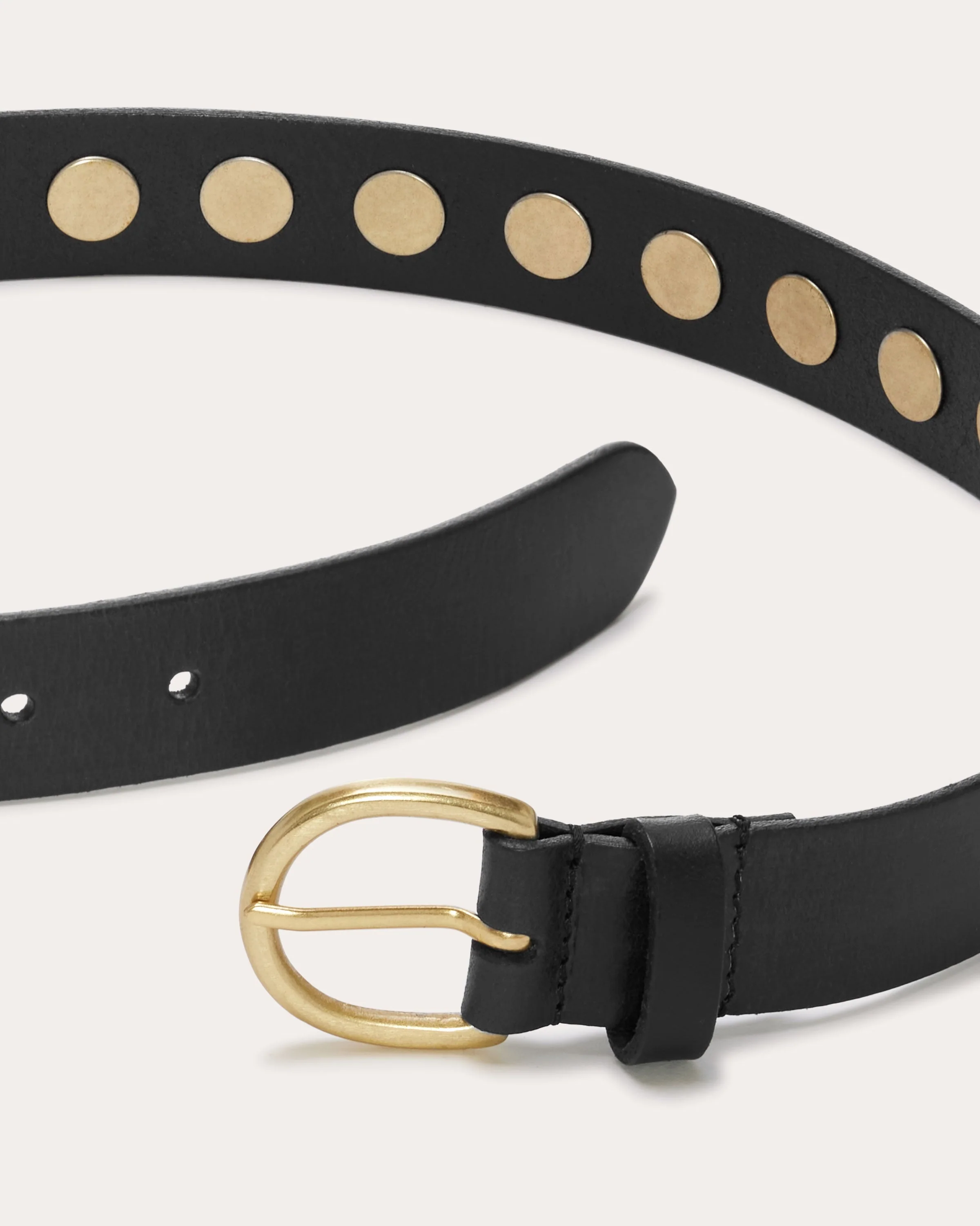 Ares Leather Studded Belt - Image 3