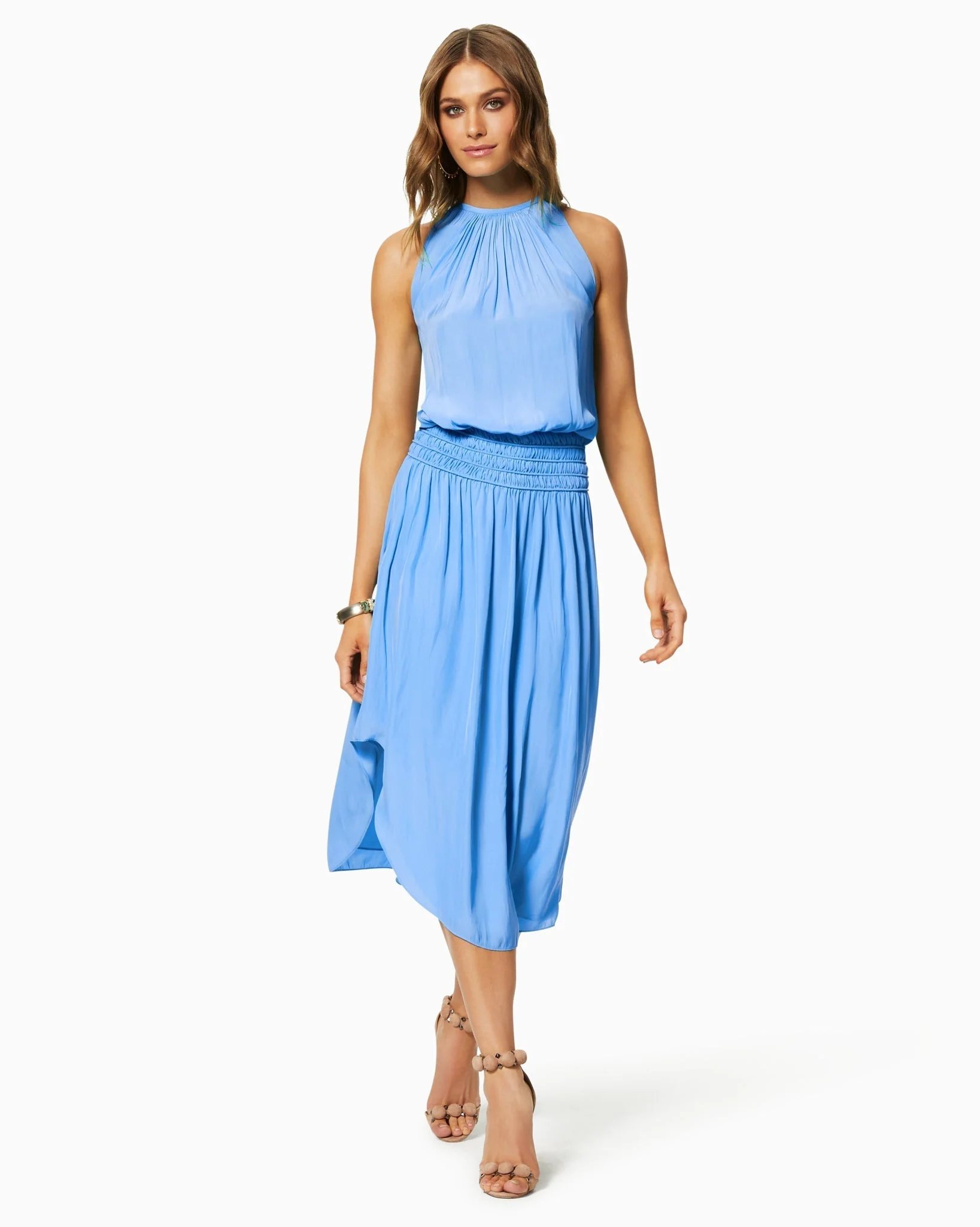 Audrey Smocked Midi Dress - Image 15