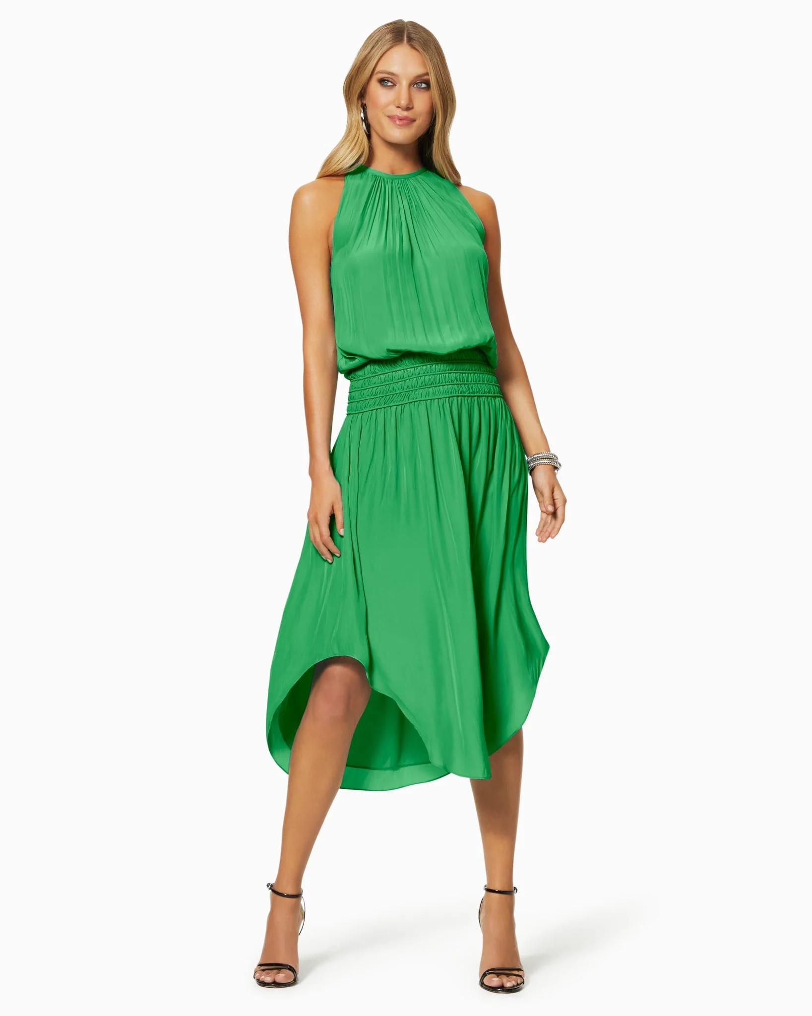 Audrey Smocked Midi Dress - Image 26
