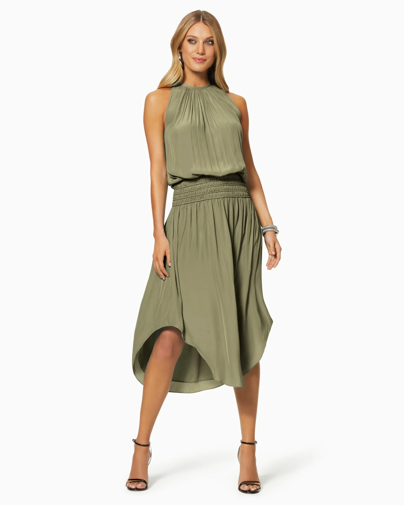Audrey Smocked Midi Dress - Image 32