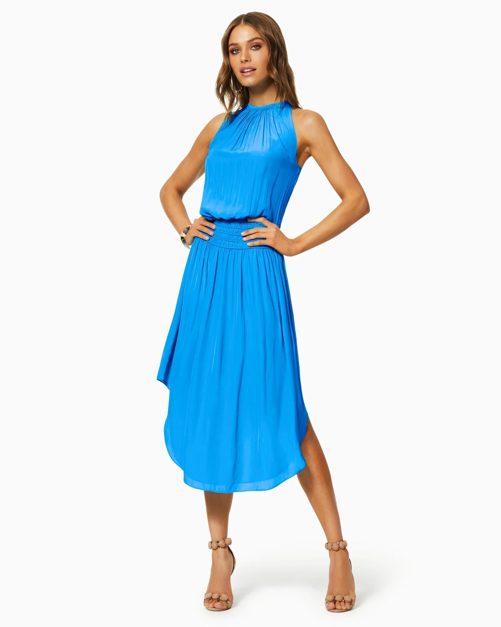 Audrey Smocked Midi Dress - Image 5
