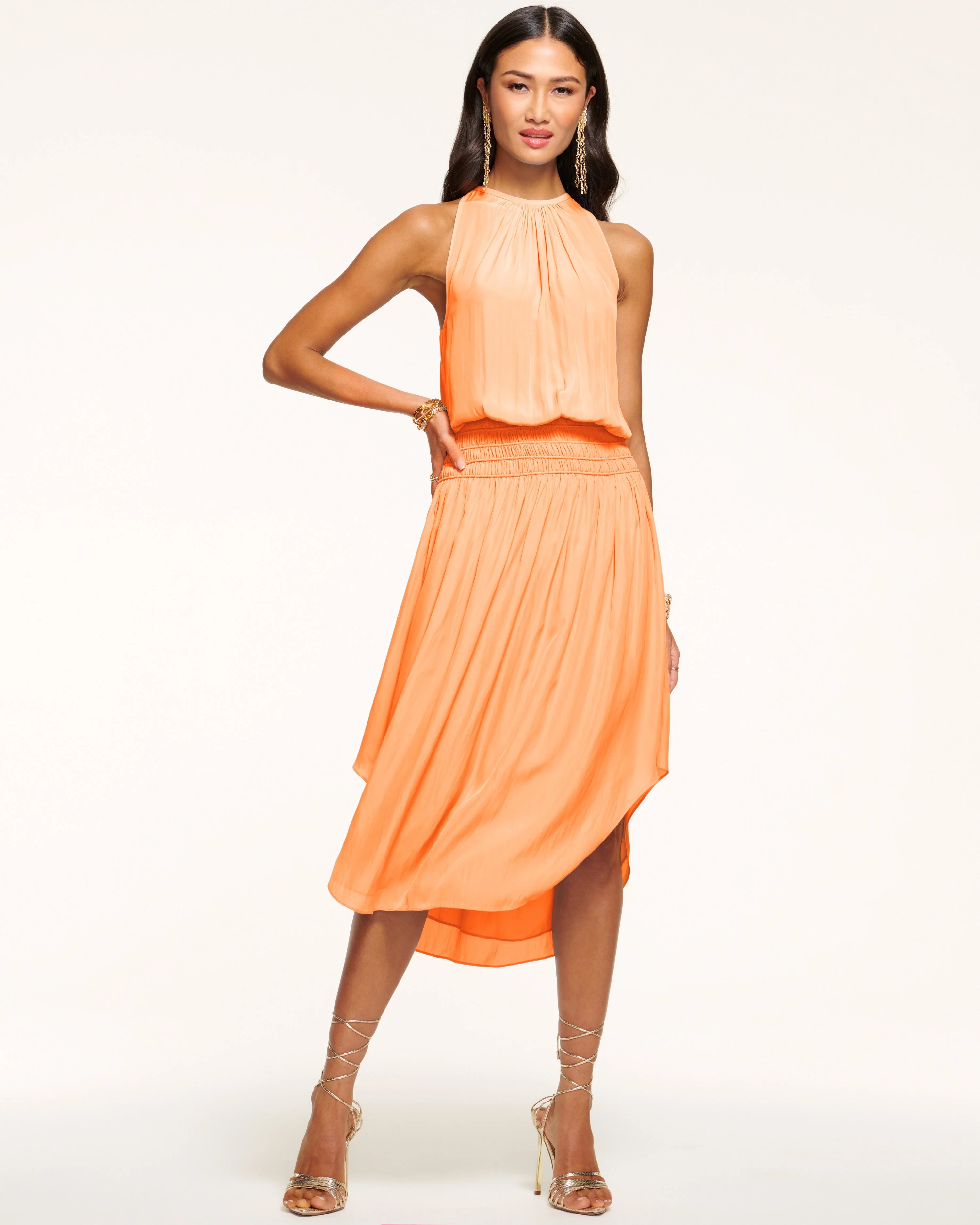 Audrey Smocked Midi Dress - Image 72
