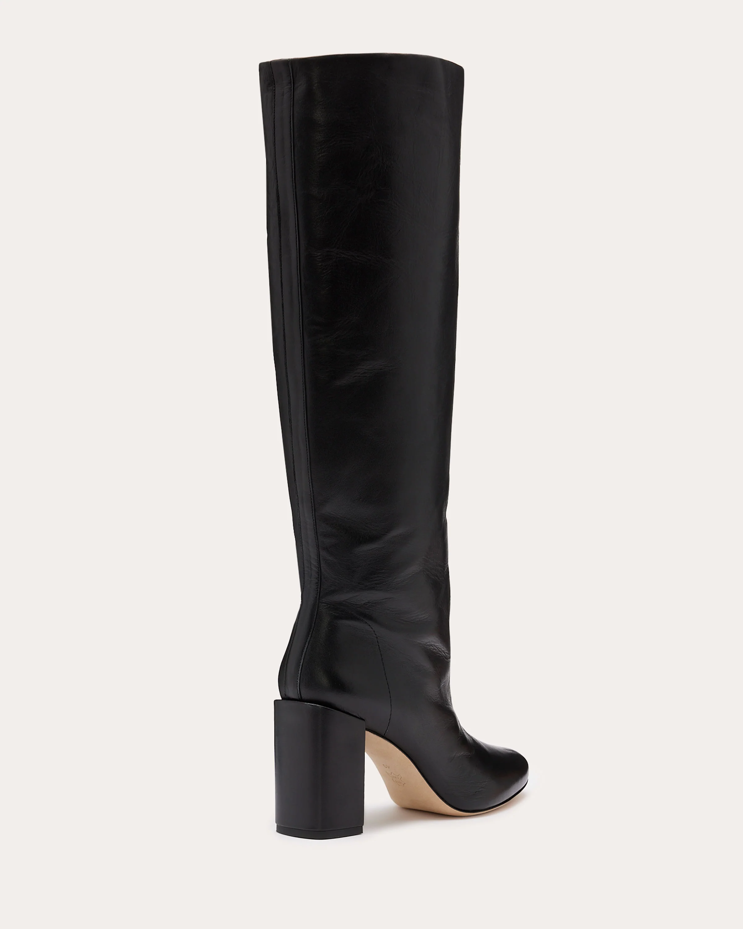 Bo Leather Heeled Boots - Image 5