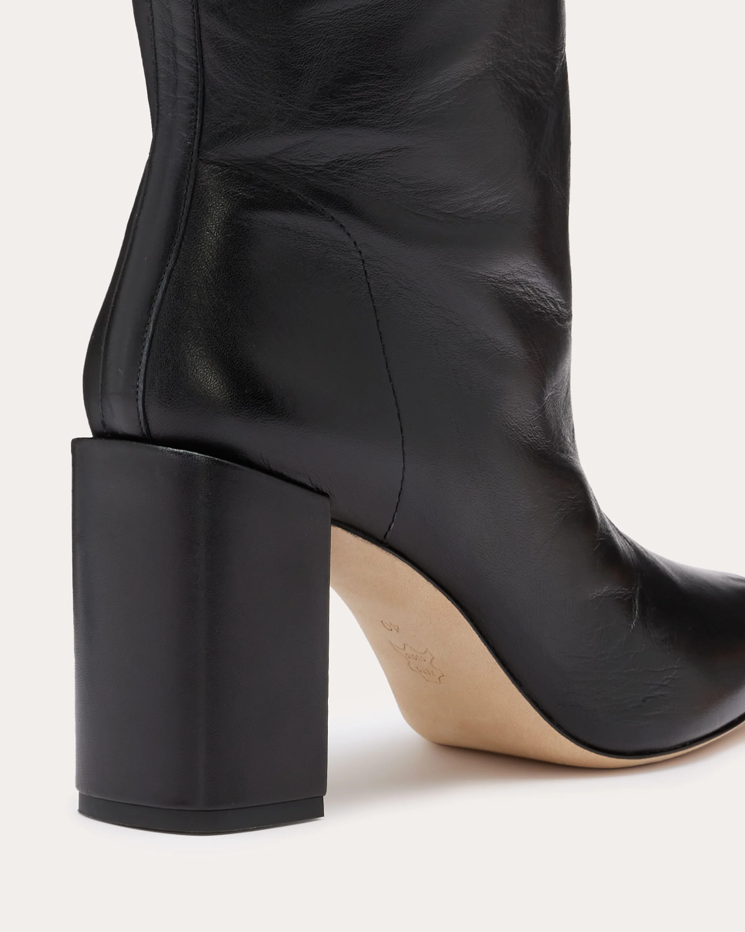 Bo Leather Heeled Boots - Image 6