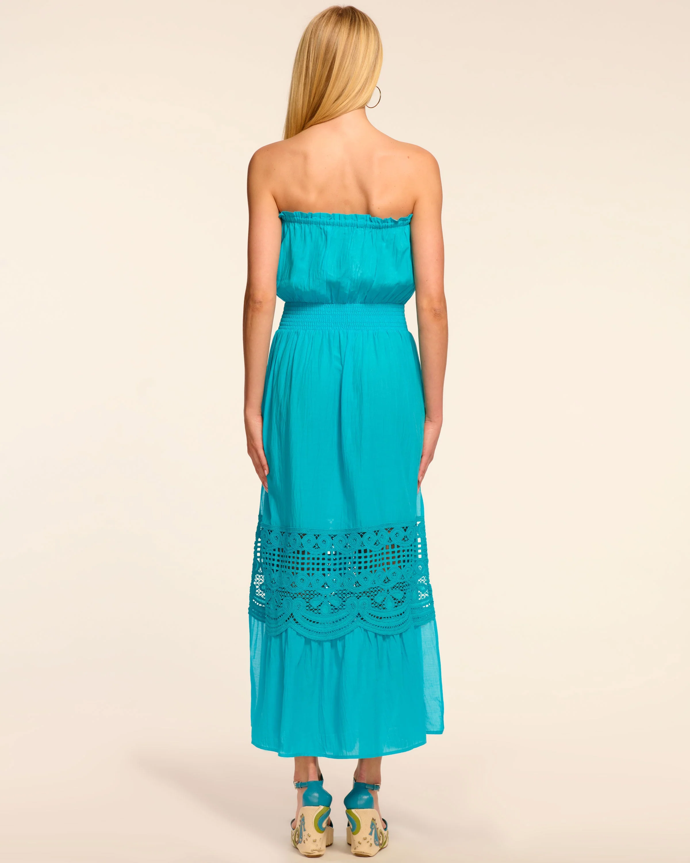 Cambridge Strapless Coverup Maxi Dress - Image 5