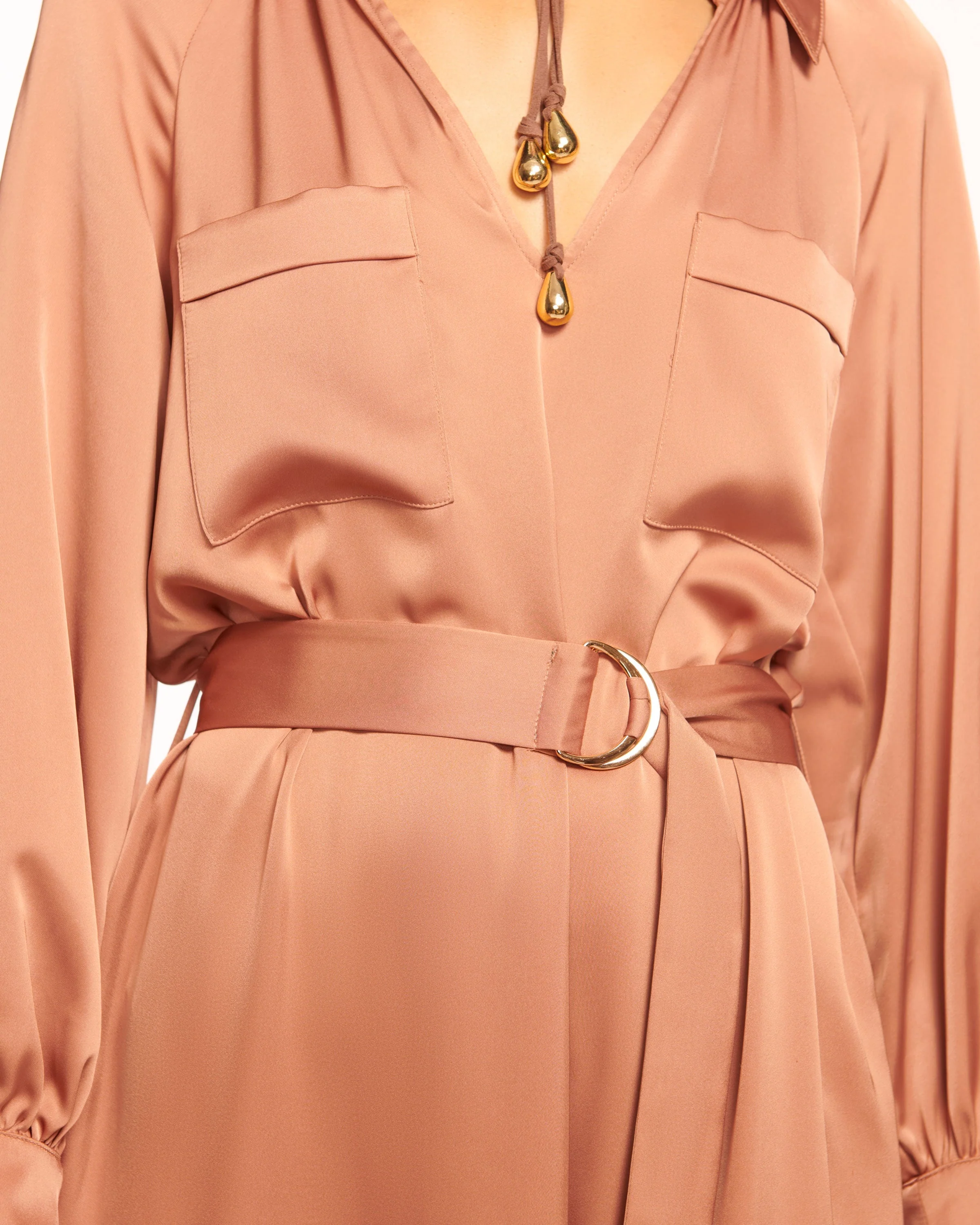 Cecilia Belted Midi Dress - Image 4