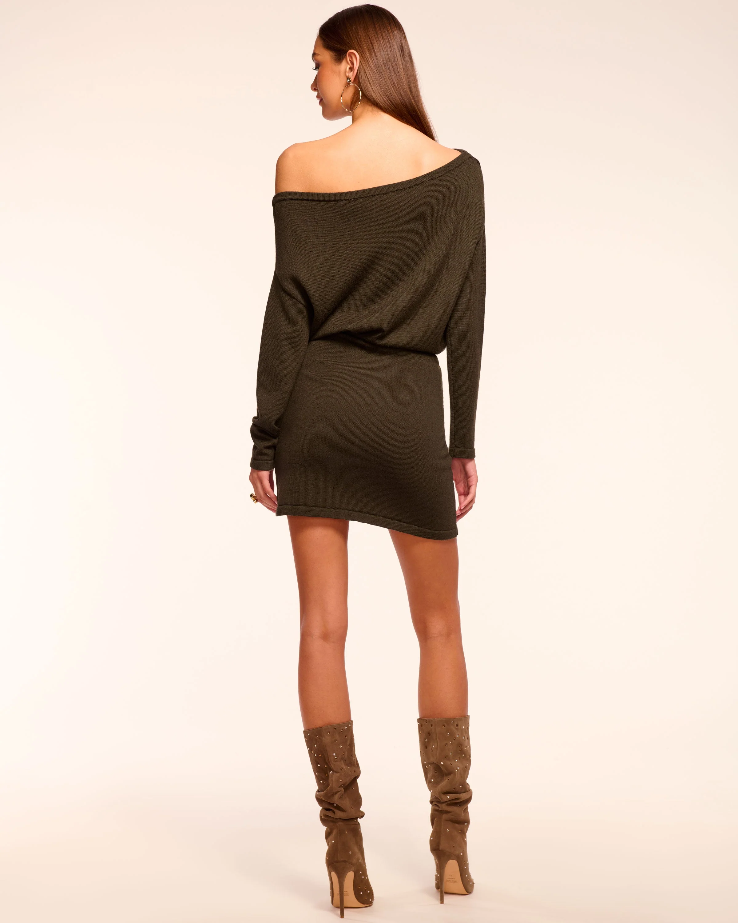 Chance Merino Off-The-Shoulder Mini Dress - Image 8
