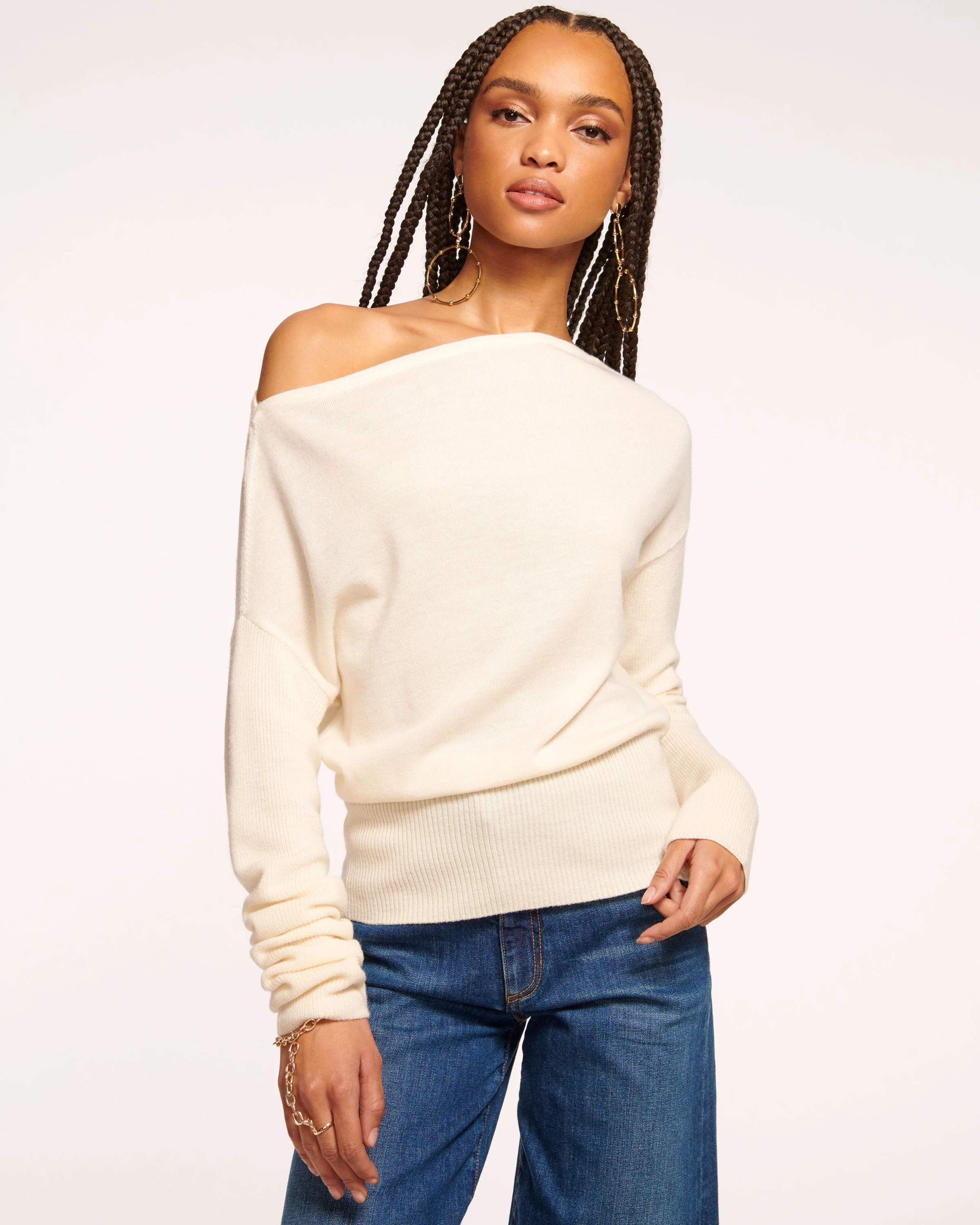 Chance Merino Off-The-Shoulder Sweater - Image 12