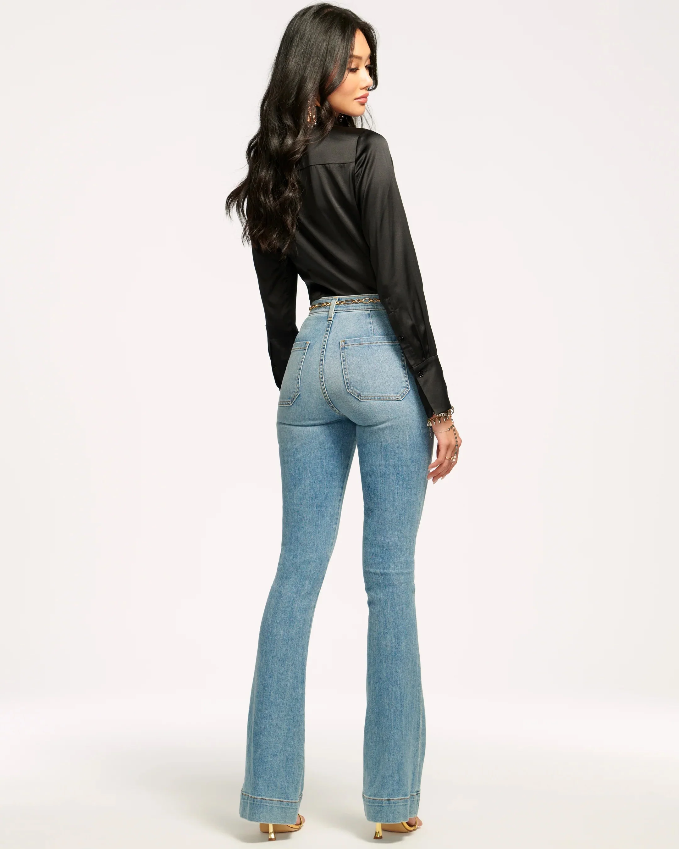 Cindy High-Rise Flare Jean - Image 10