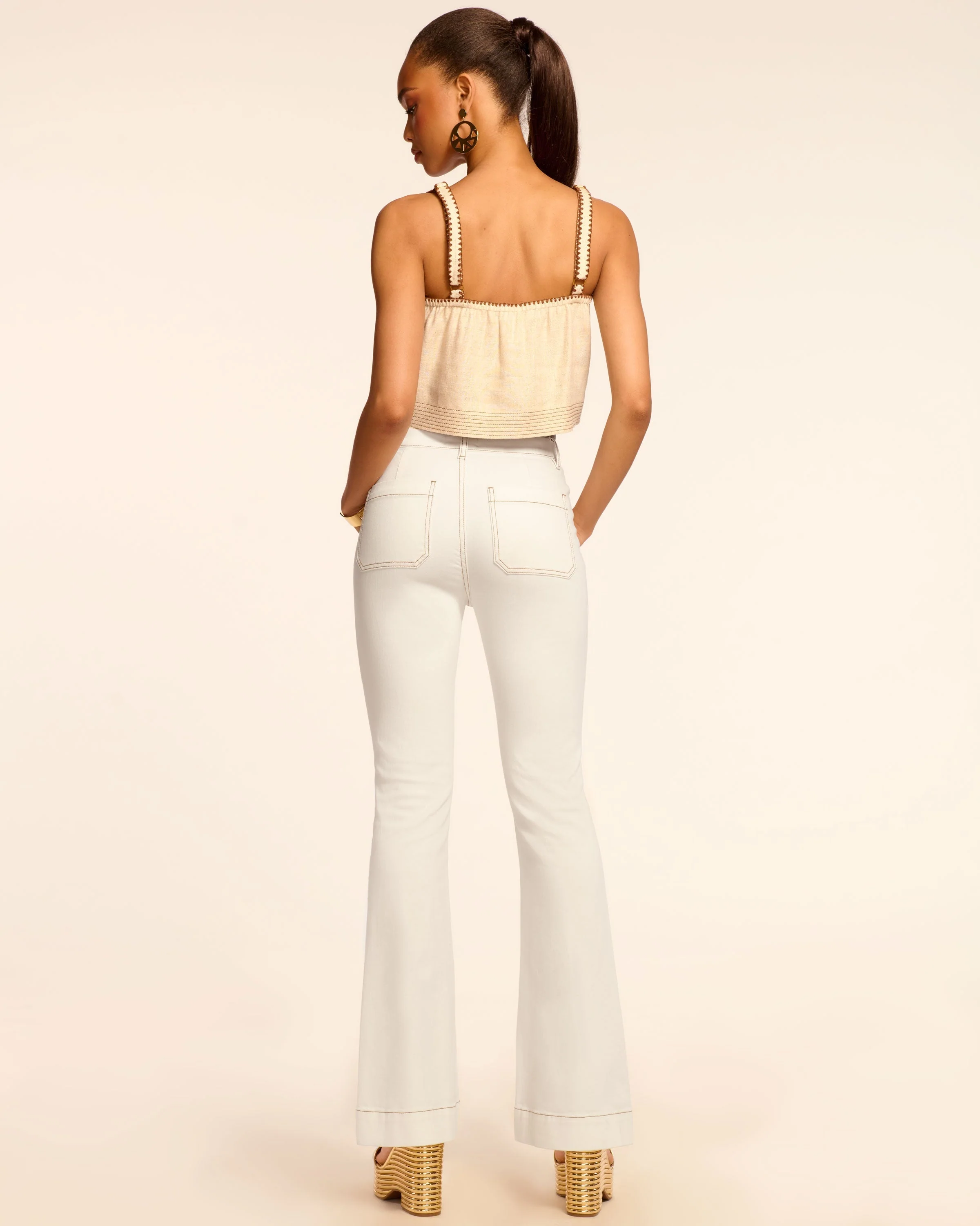 Cindy High-Rise Flare Jean - Image 4