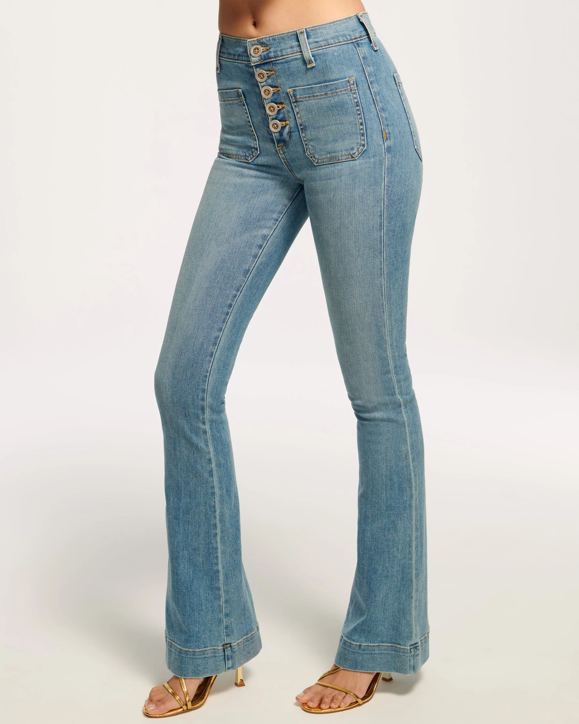 Cindy High-Rise Flare Jean - Image 7