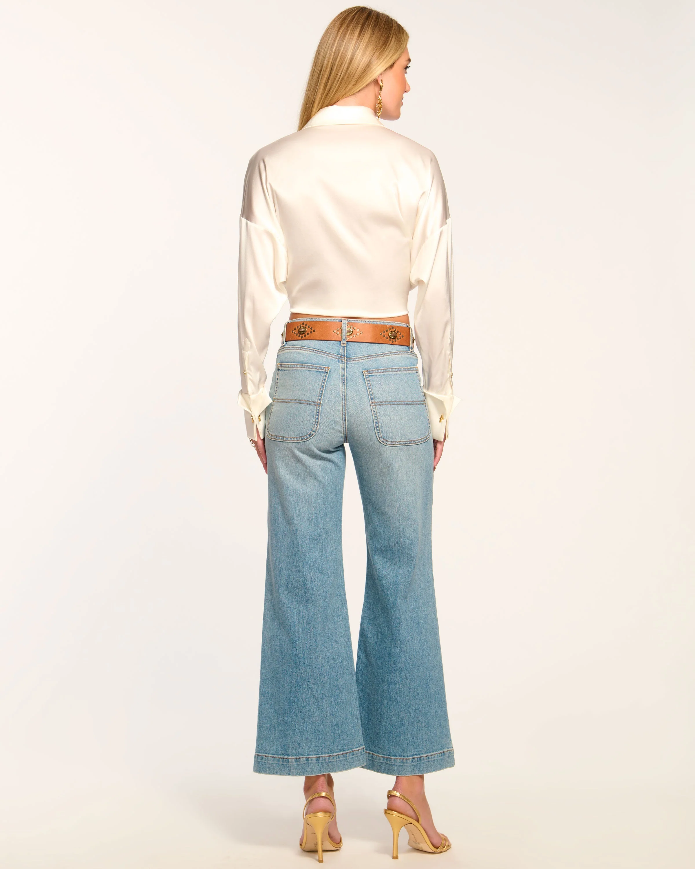 Clifford Cropped Wide Leg Jean - Image 8