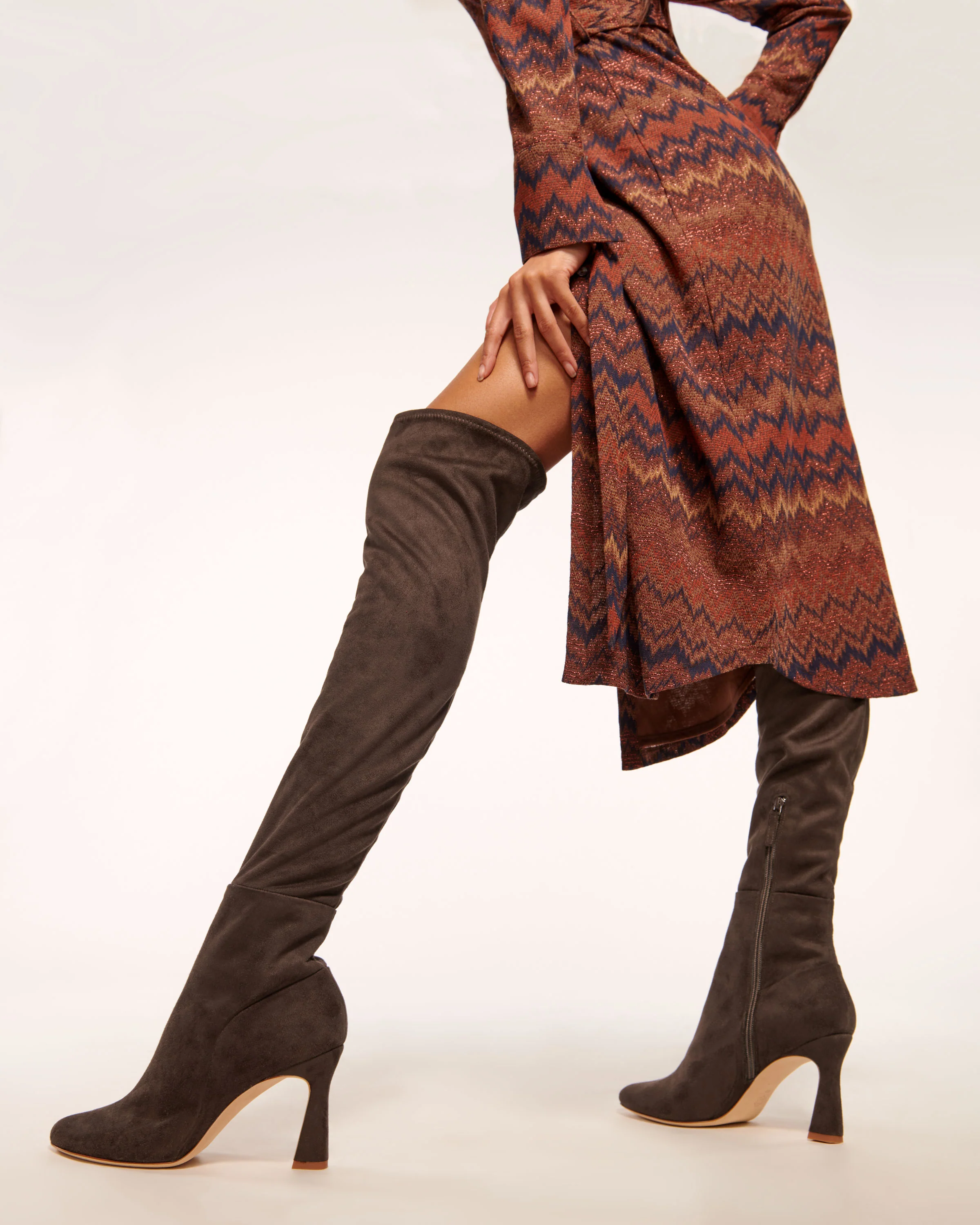 Dara Suede Over-The-Knee Boots - Image 19