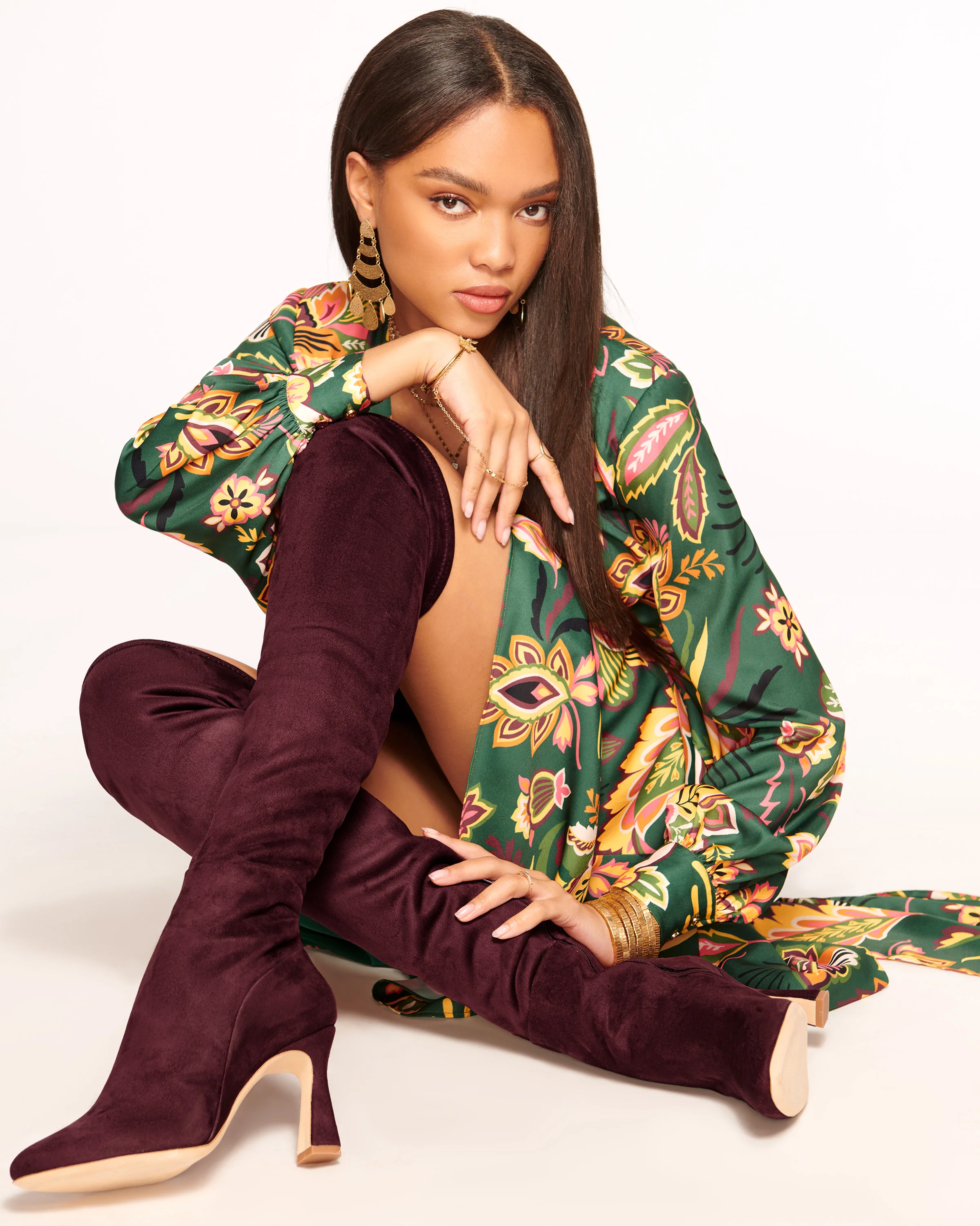 Dara Suede Over-The-Knee Boots - Image 21