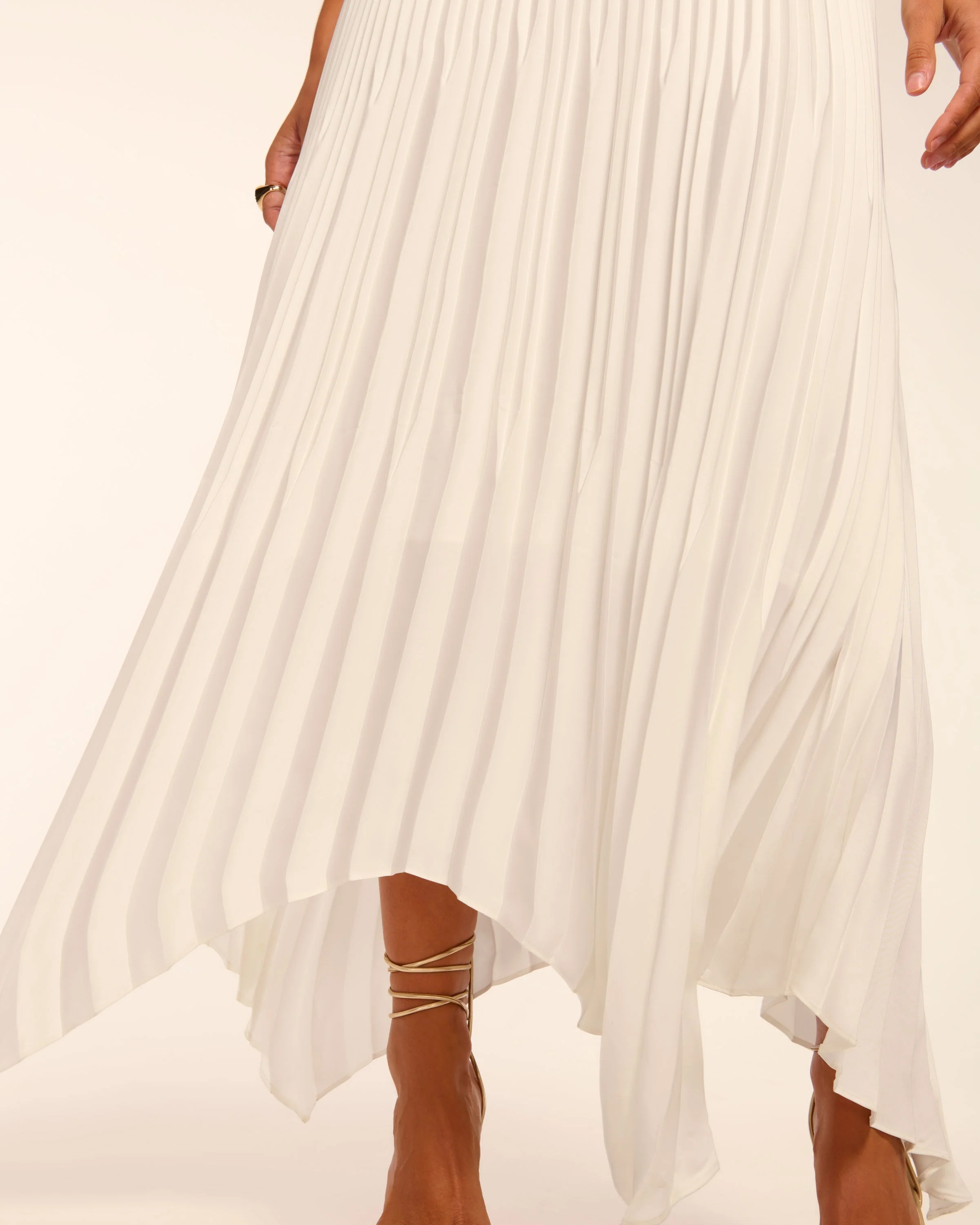 Davinia Knit Combo Pleated Maxi Dress - Image 8