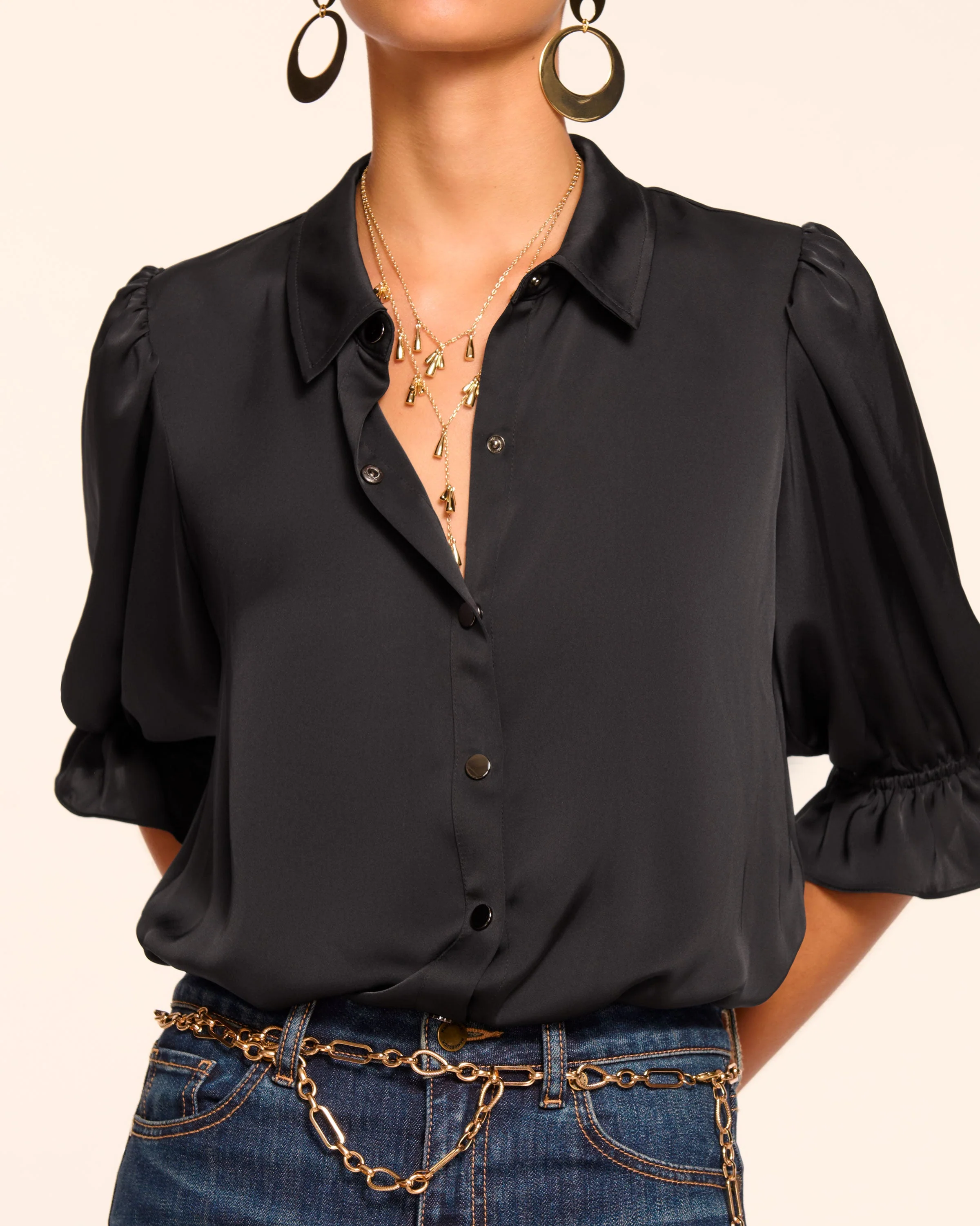Dina Button Down Bodysuit - Image 104