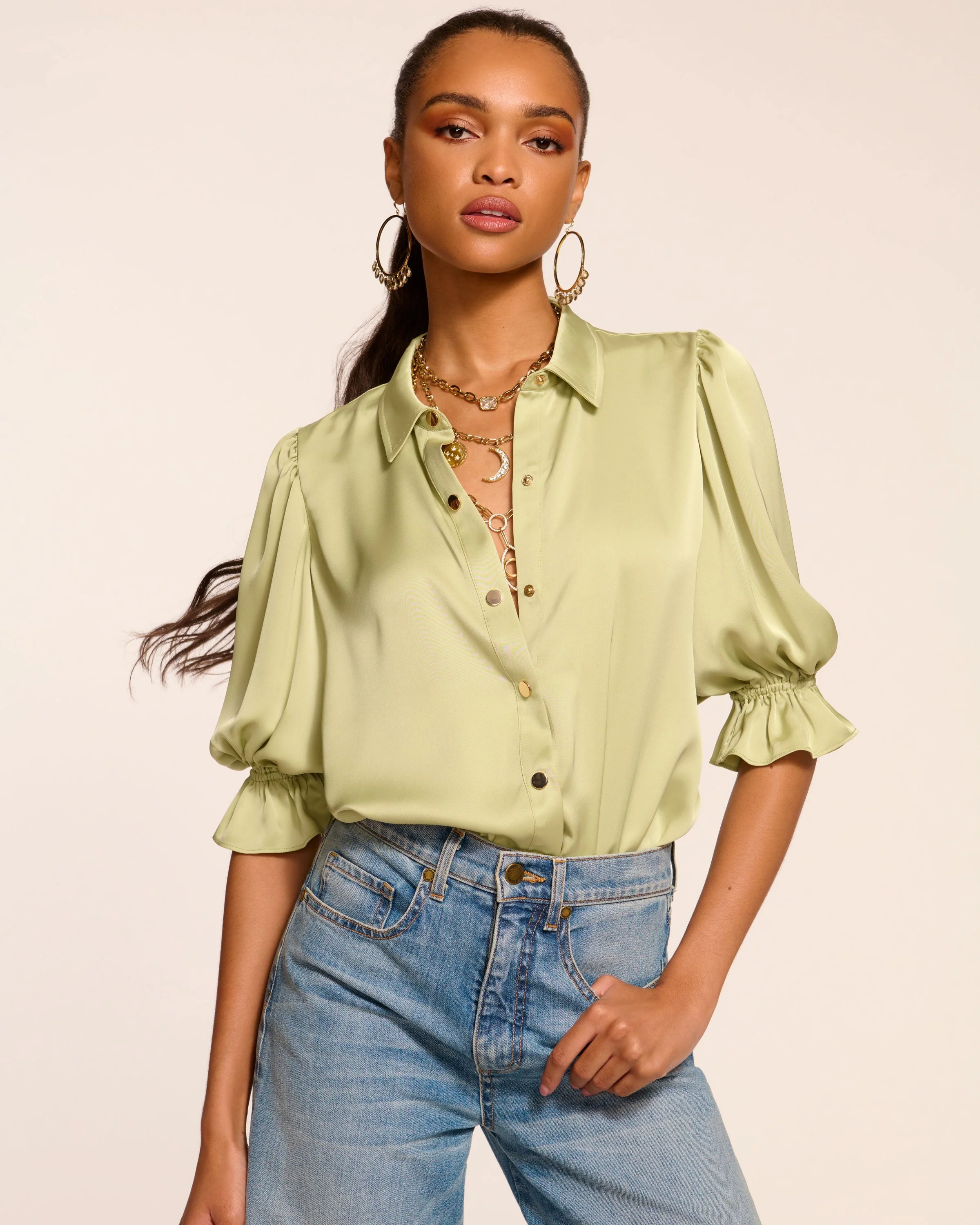 Dina Button Down Bodysuit - Image 21