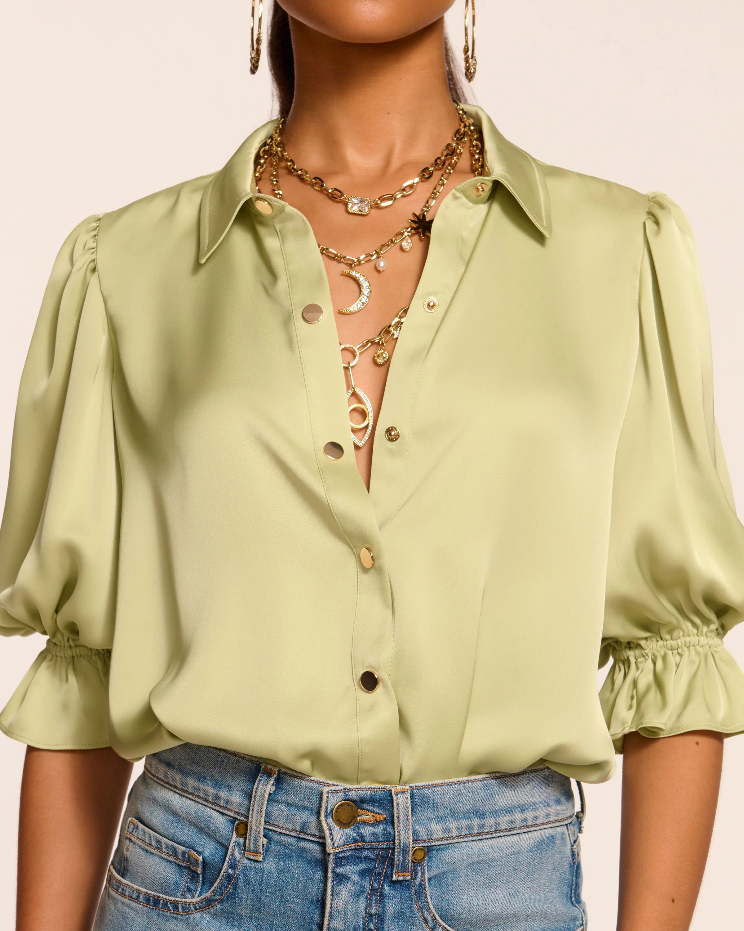 Dina Button Down Bodysuit - Image 22