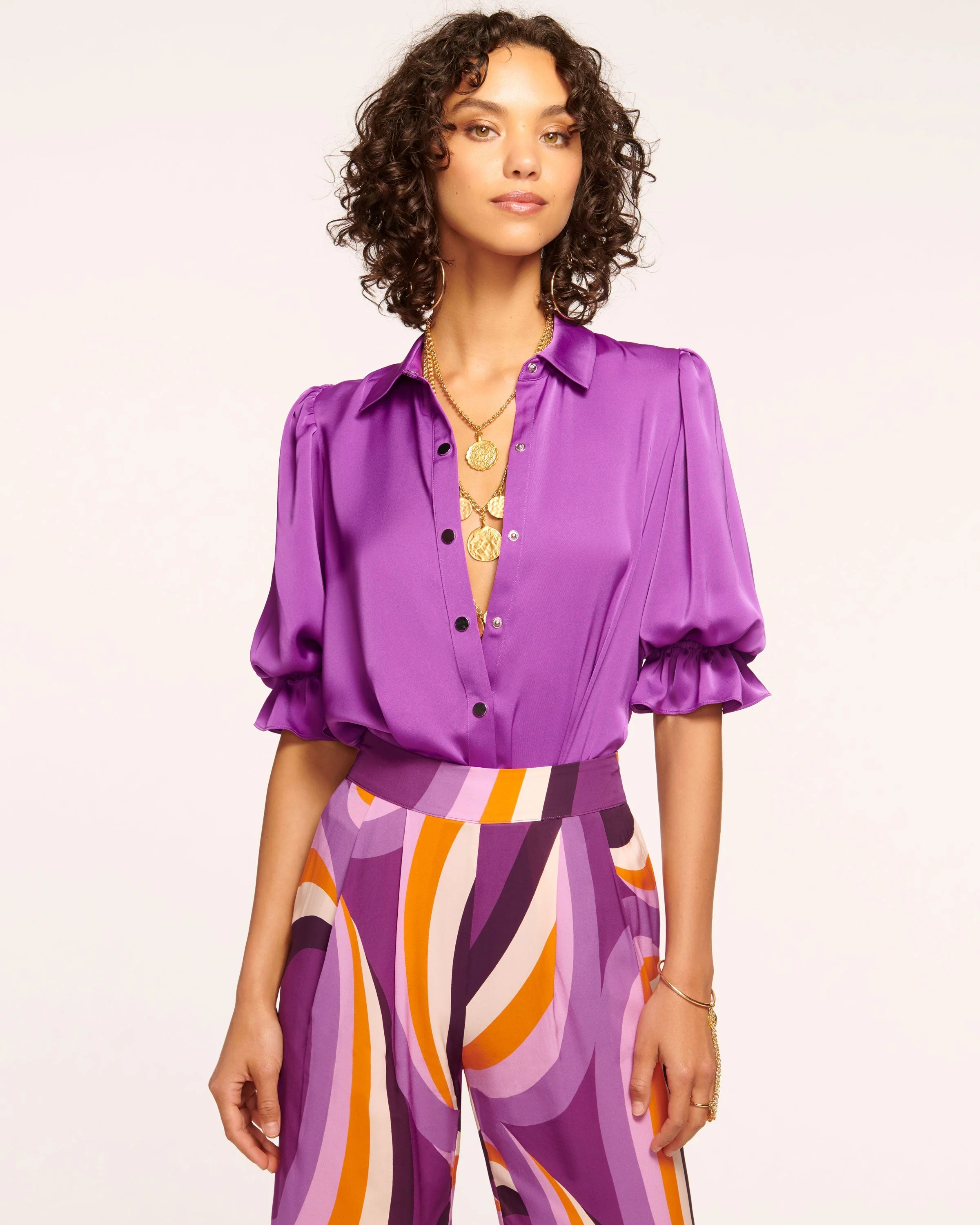 Dina Button Down Bodysuit - Image 40