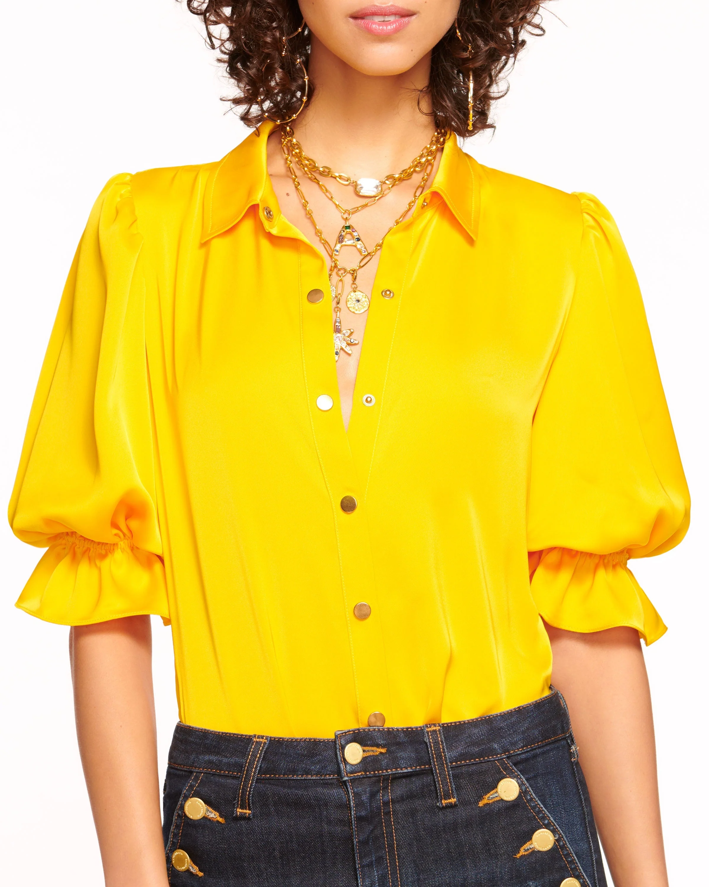 Dina Button Down Bodysuit - Image 69