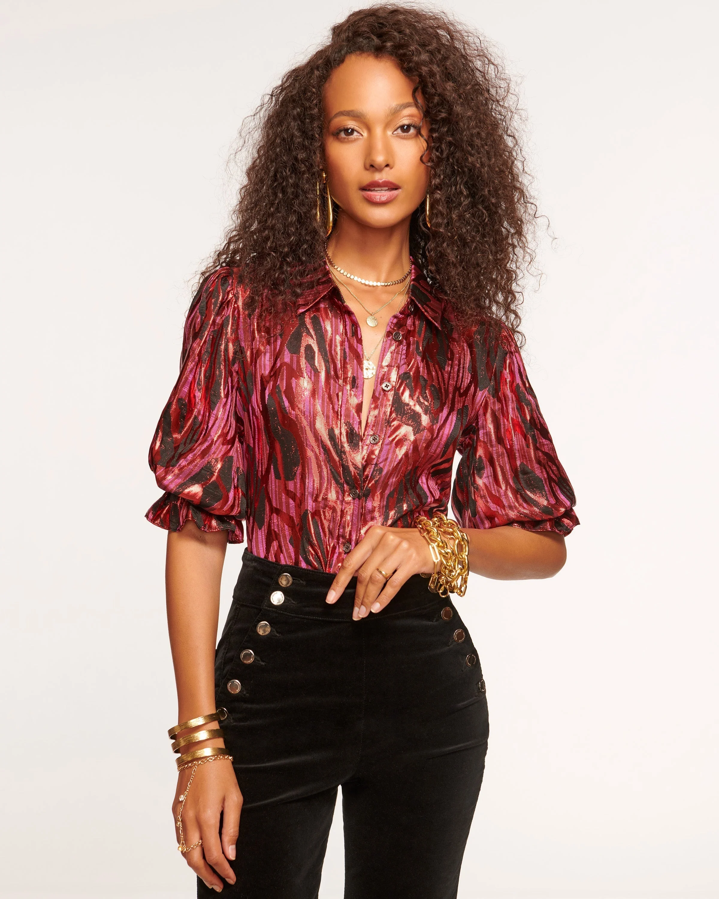 Dina Button Down Bodysuit - Image 79