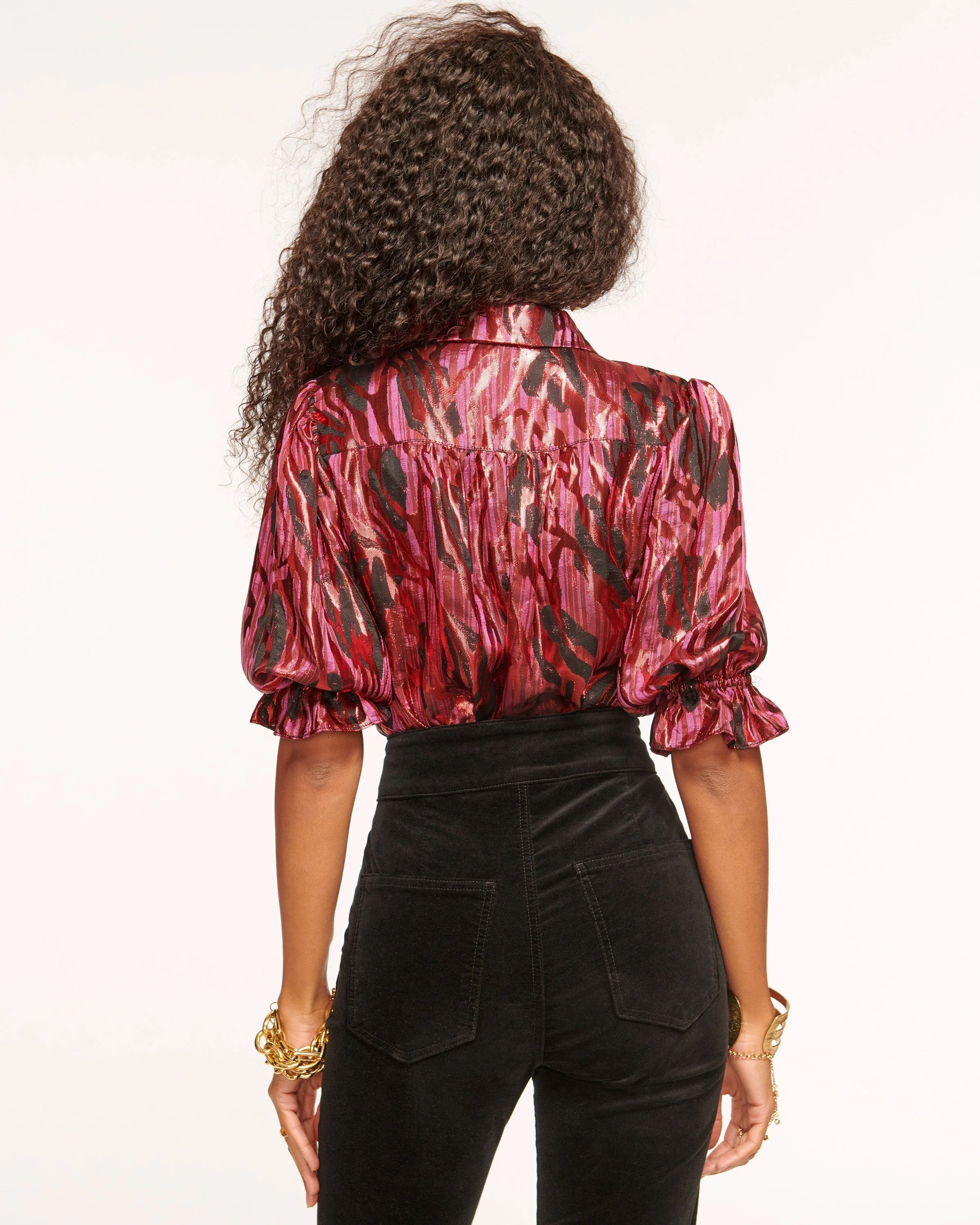 Dina Button Down Bodysuit - Image 94