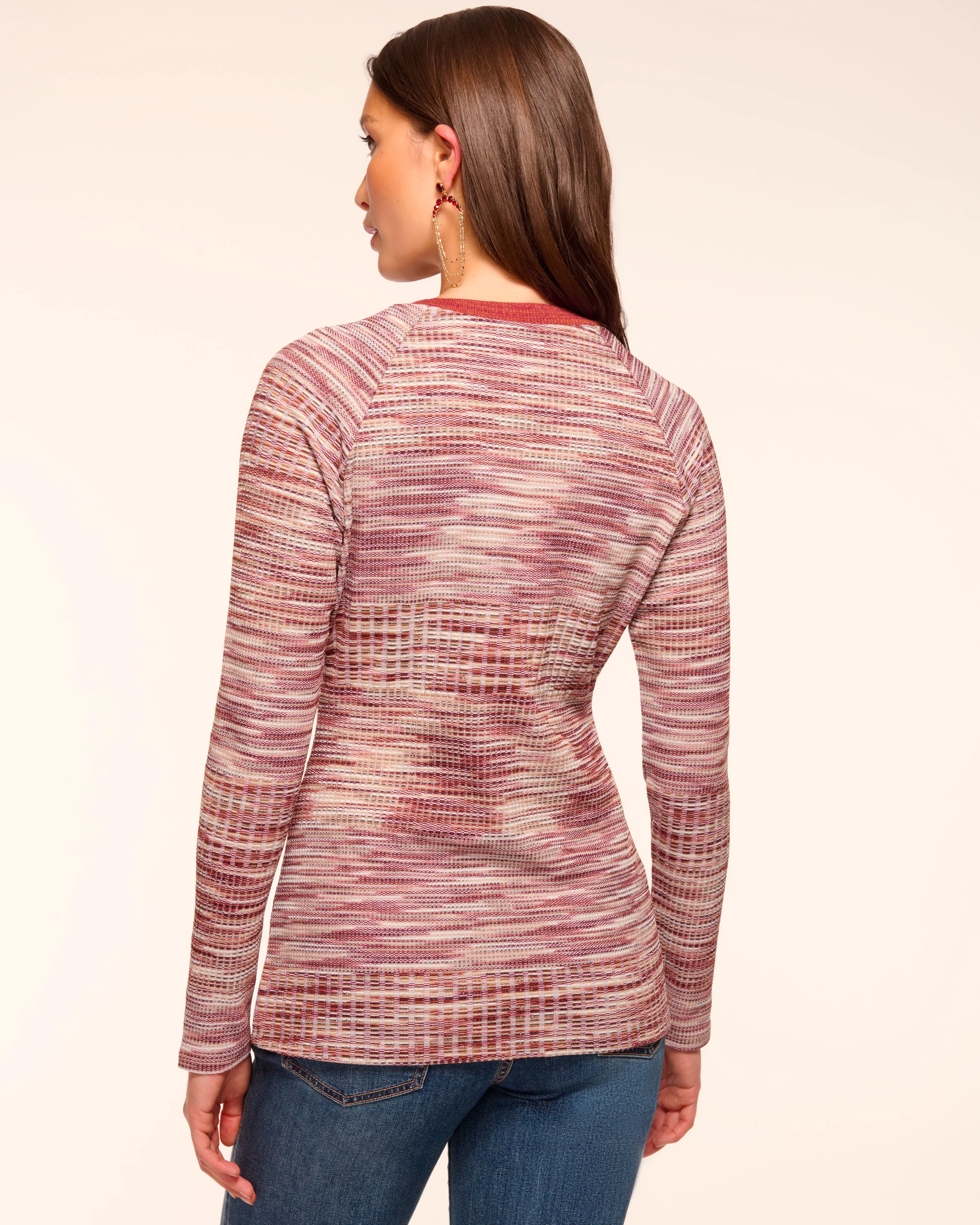 Eddie Space Dye Knit Cardigan - Image 5