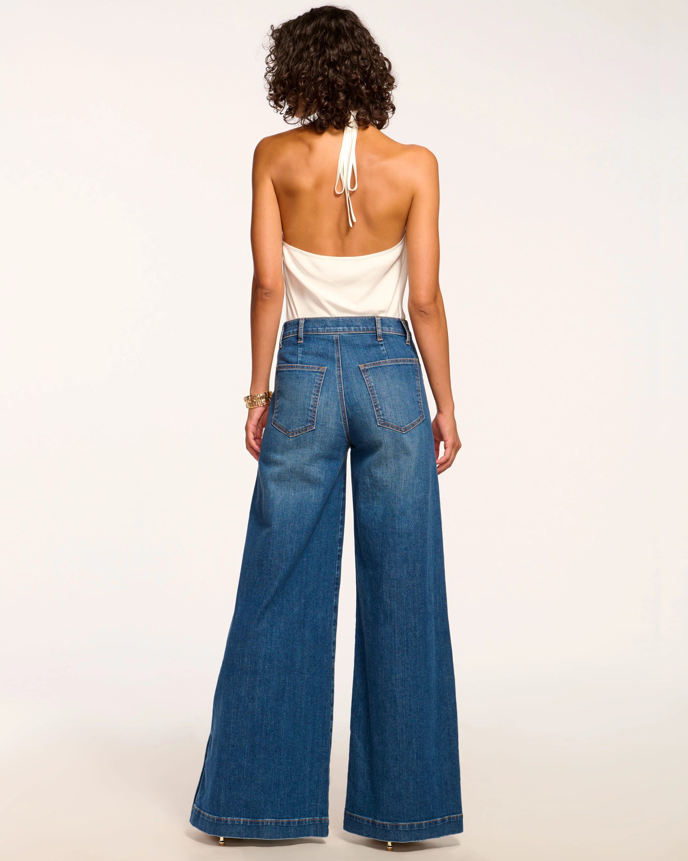 Flores High-Rise Wide Leg Jean - Image 5