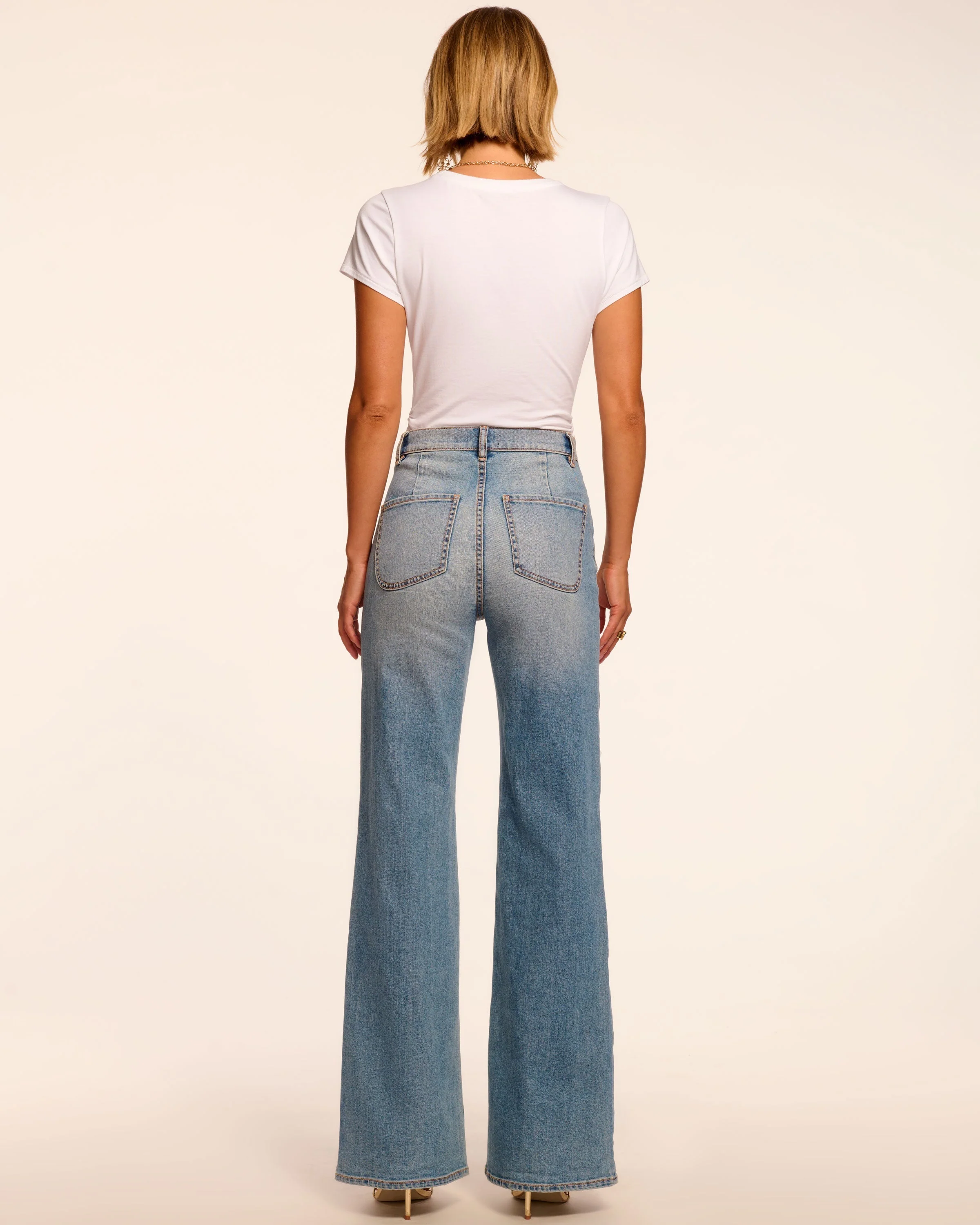 Heidi High-Rise Wide Leg Braided Jean - Image 4