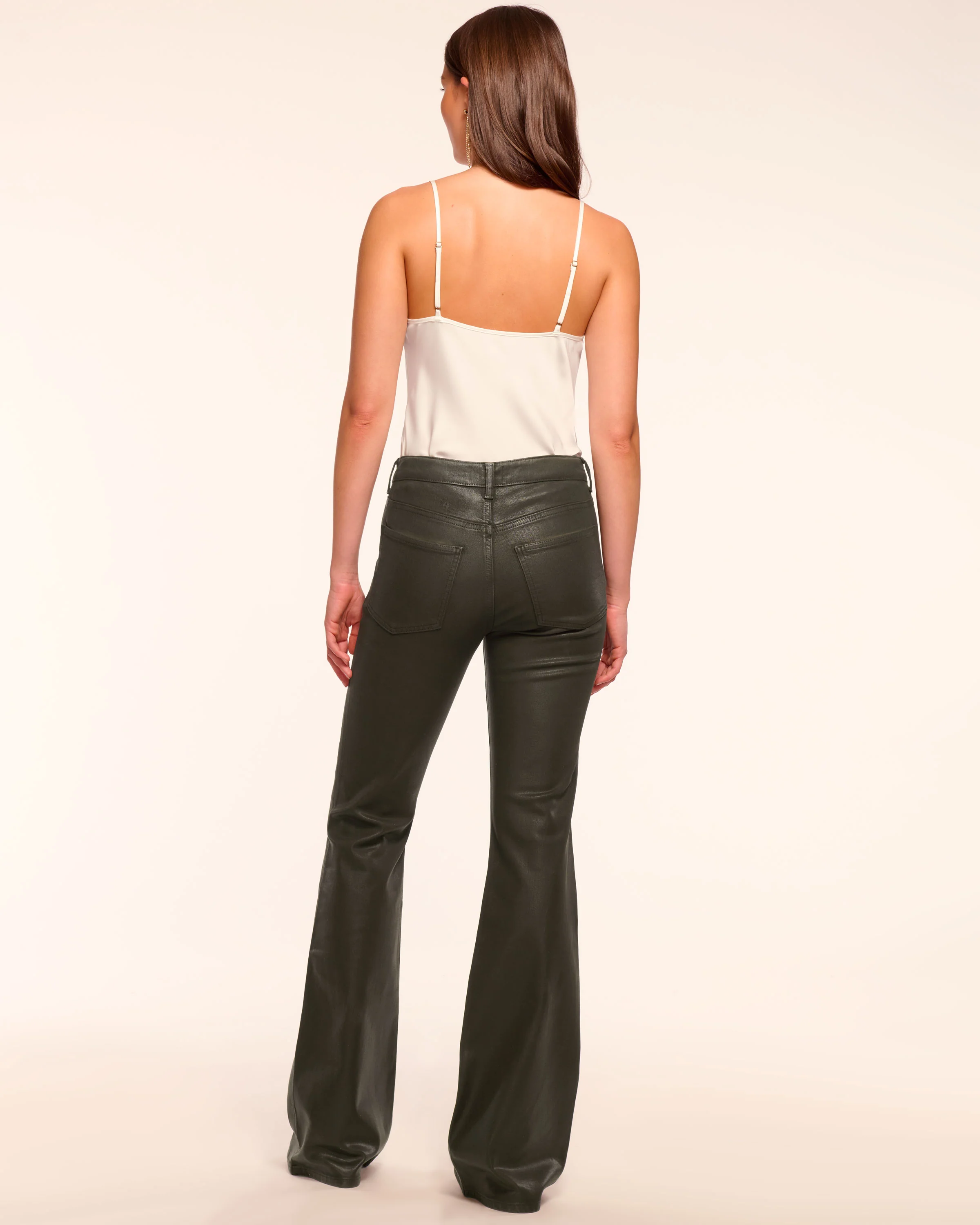 Helena Coated High-Rise Flare Jean - Image 8