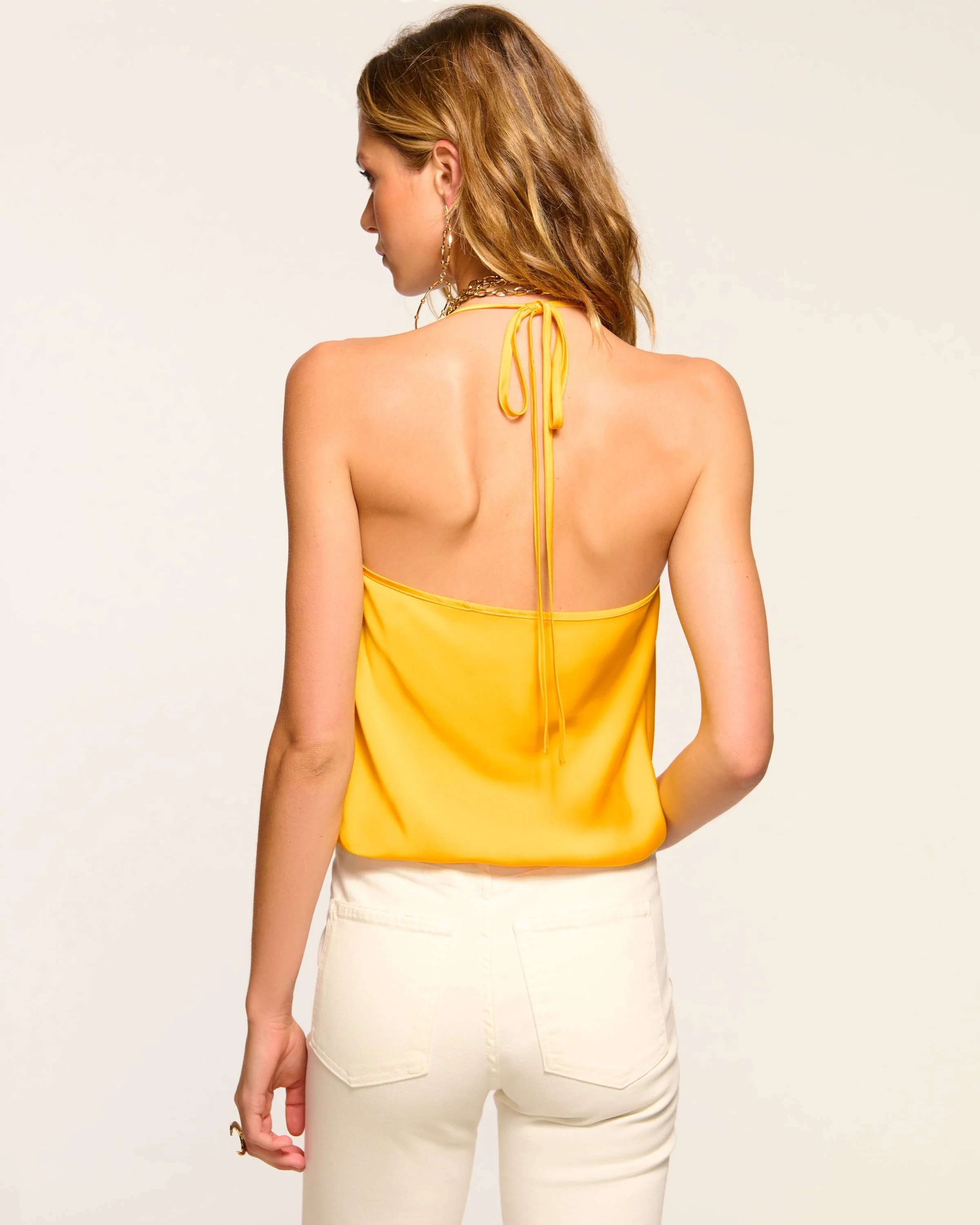 Hettie Cowl Neck Halter Top - Image 4
