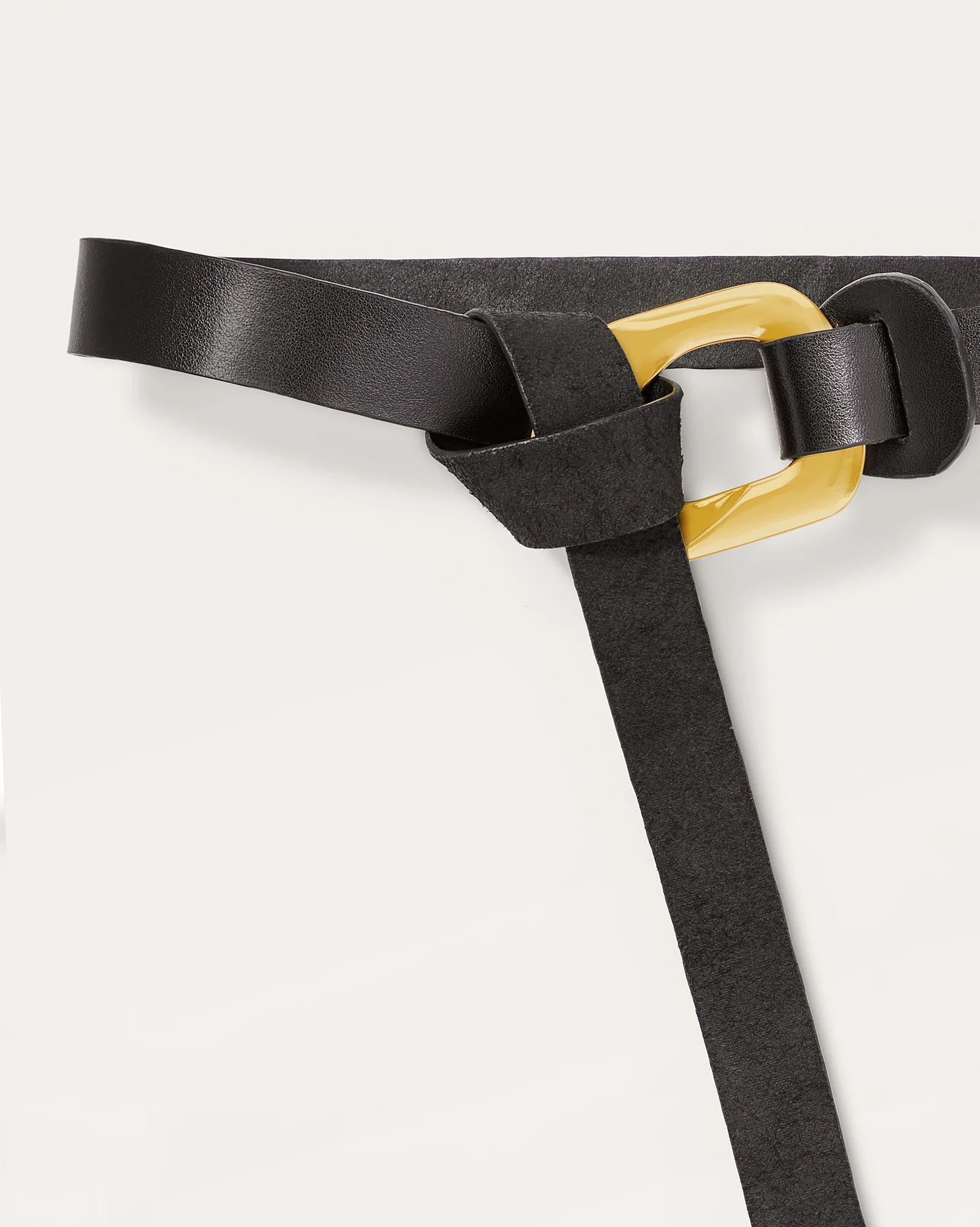 Ines Leather Tie Belt - Image 3