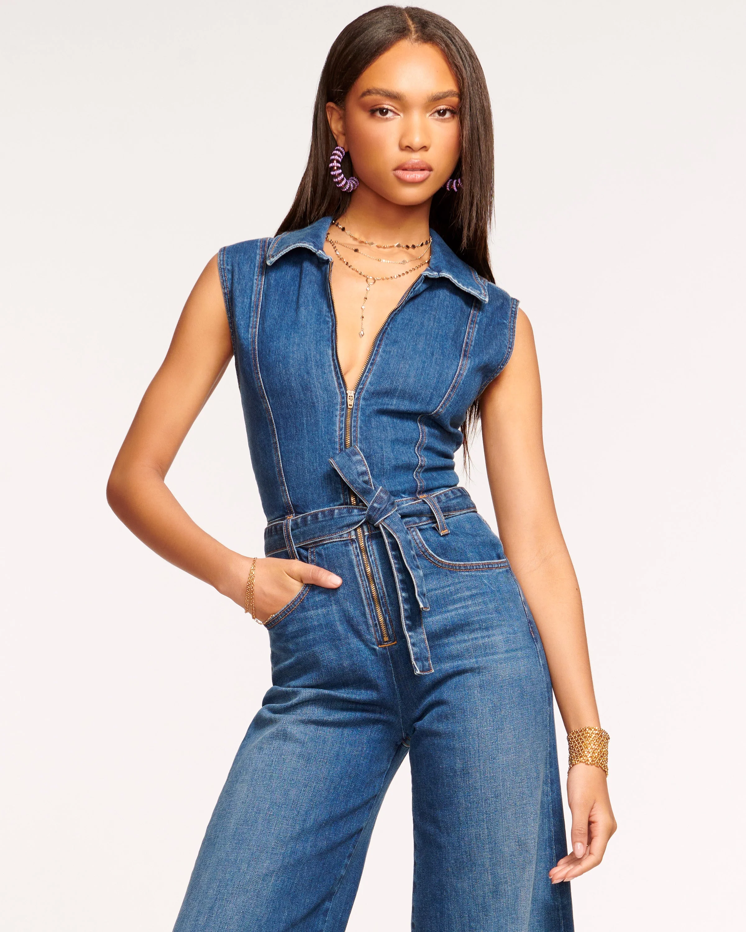 Jemma Denim Jumpsuit - Image 7