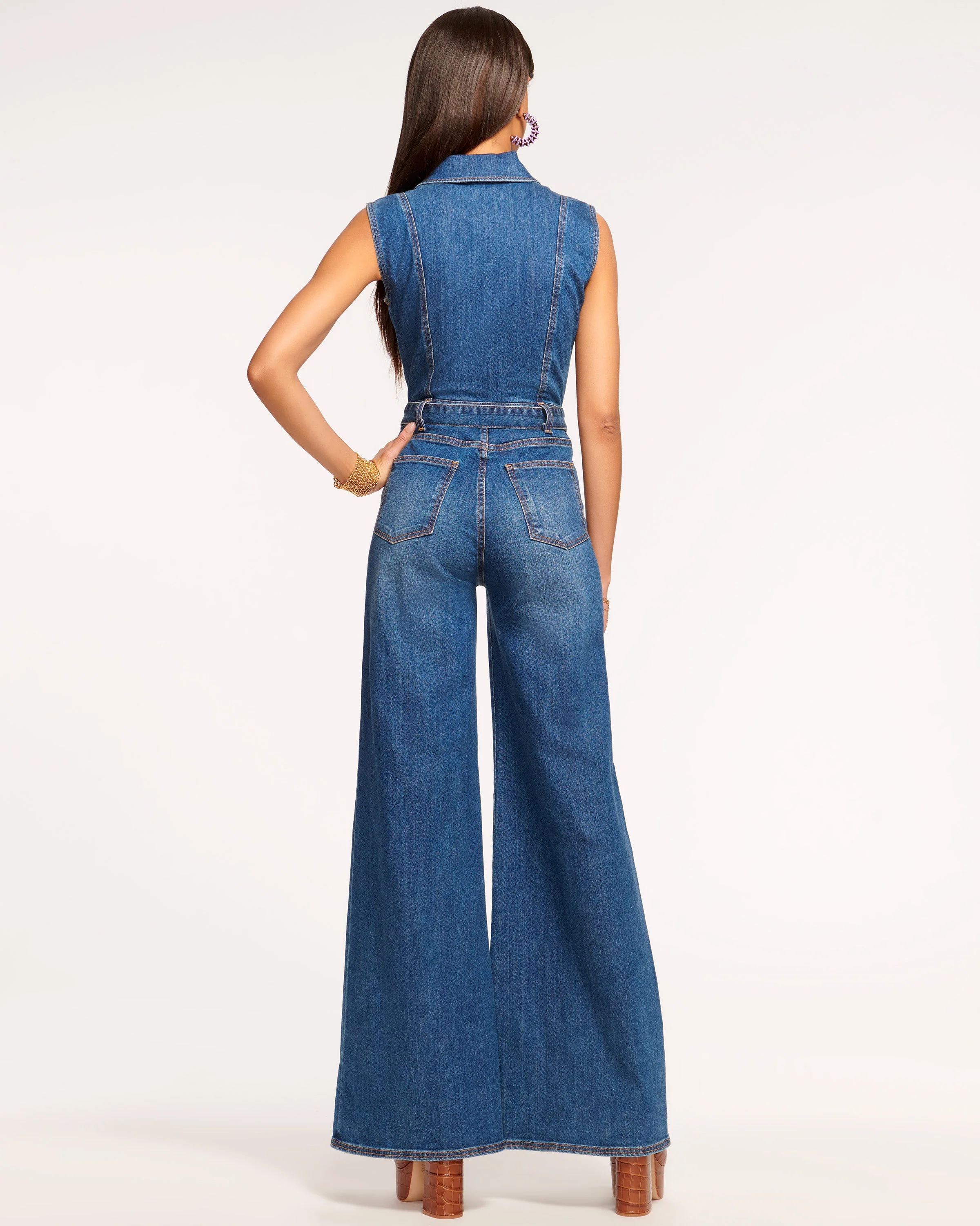 Jemma Denim Jumpsuit - Image 8
