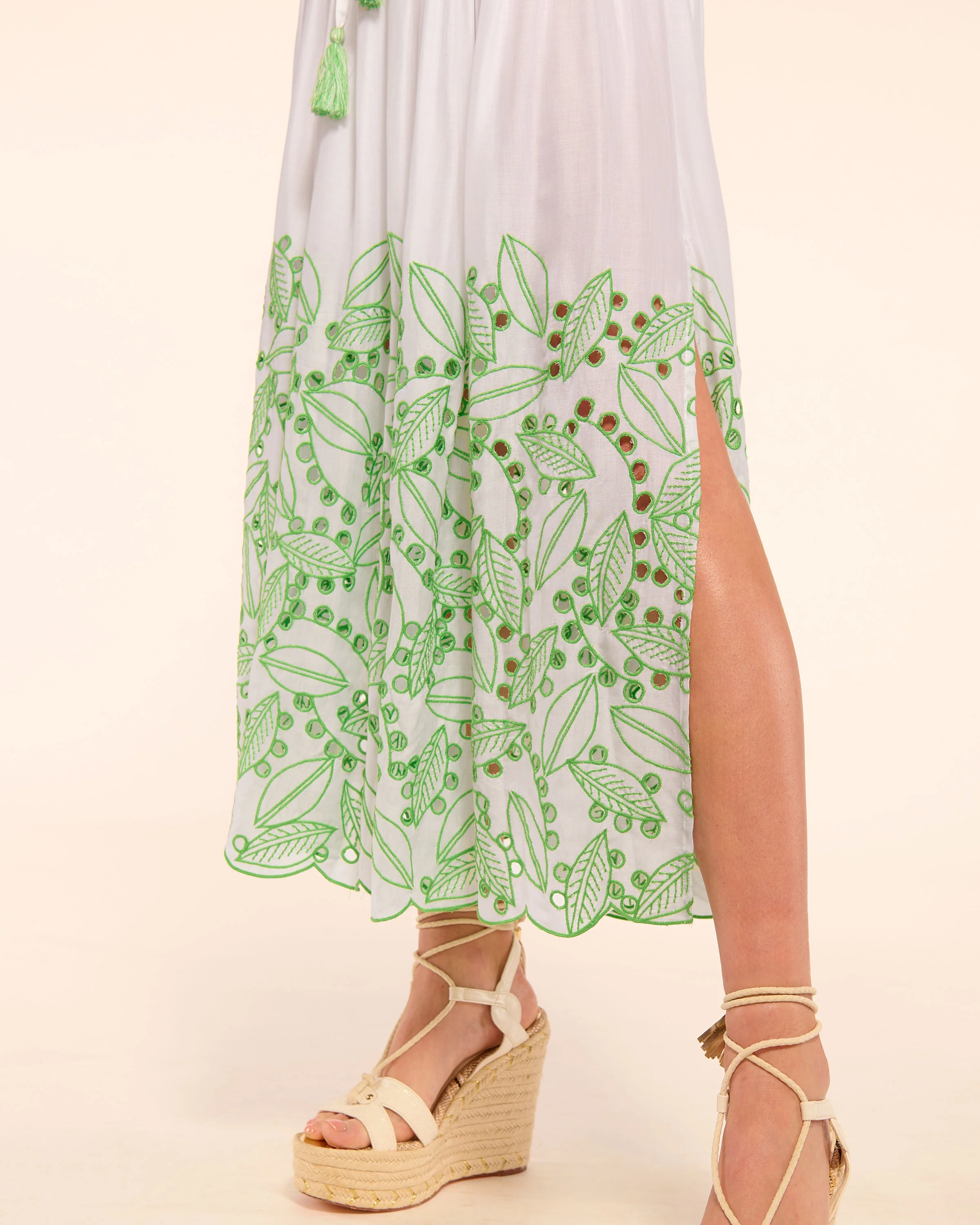 Jenning Coverup Eyelet Maxi Skirt - Image 4