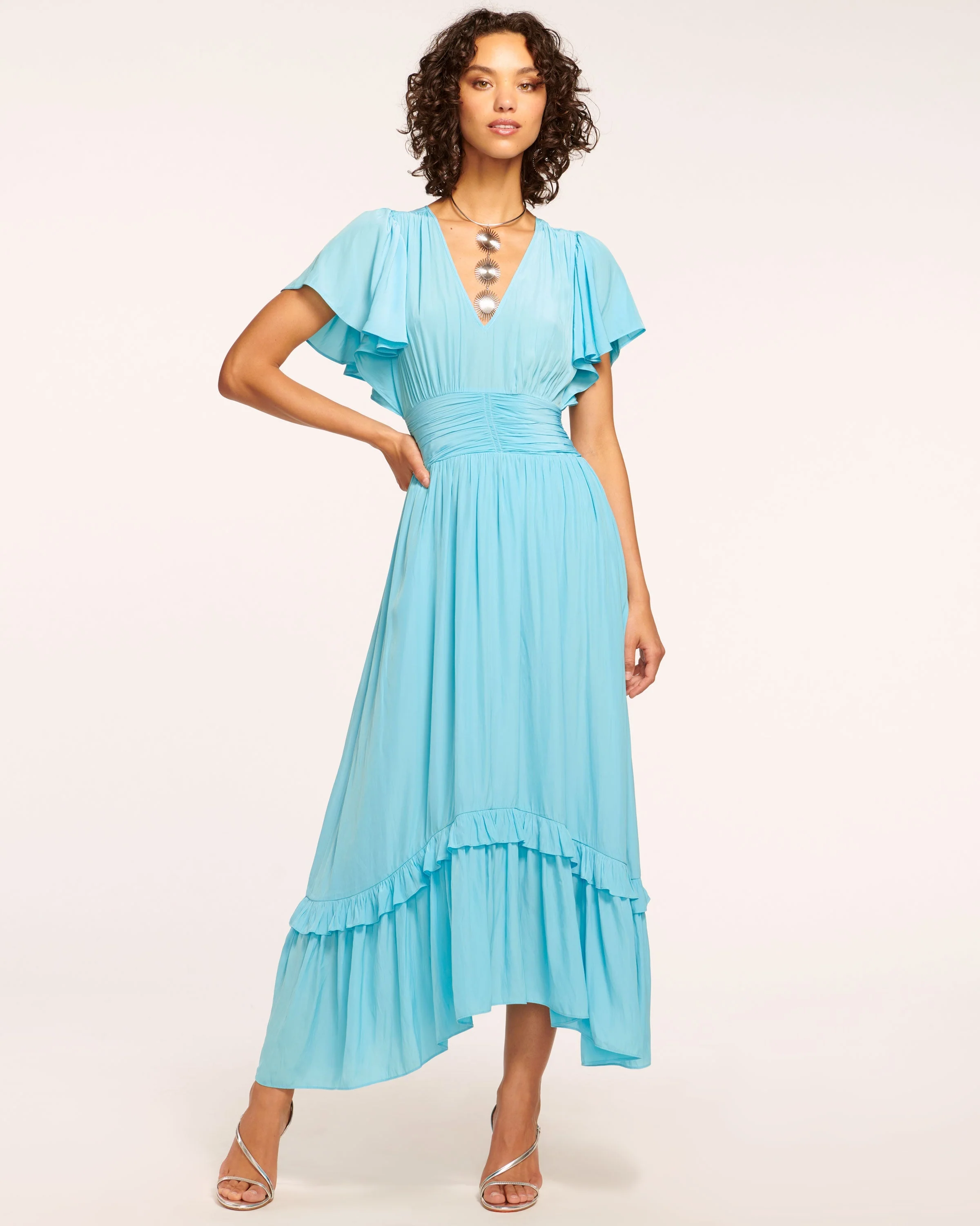 Joanie Short Sleeve Maxi Dress - Image 10