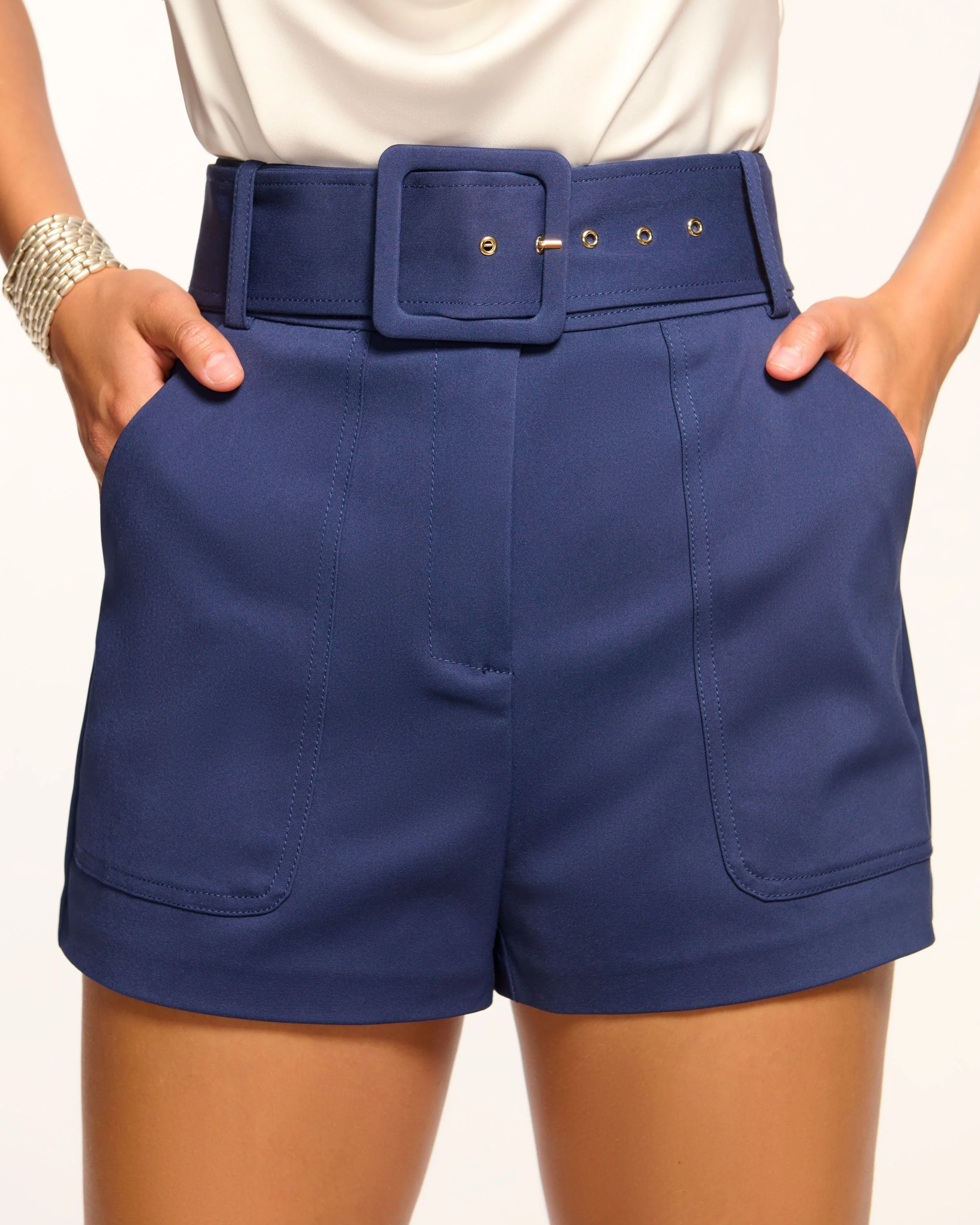 Kasey Belted Mini Short - Image 11