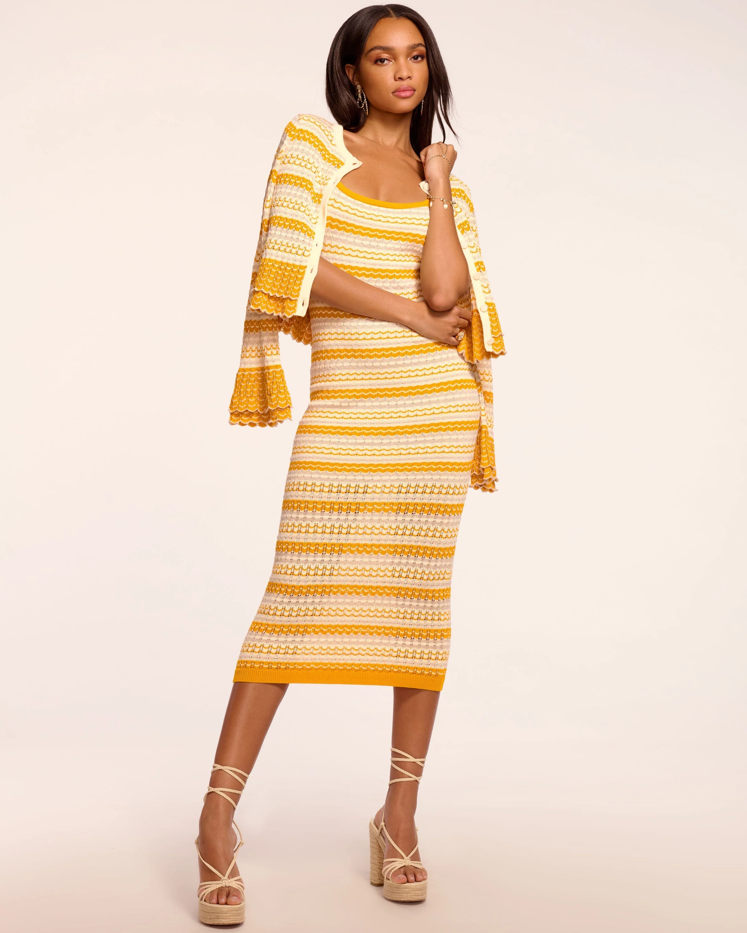 Kit Knit Sleeveless Midi Dress - Image 4