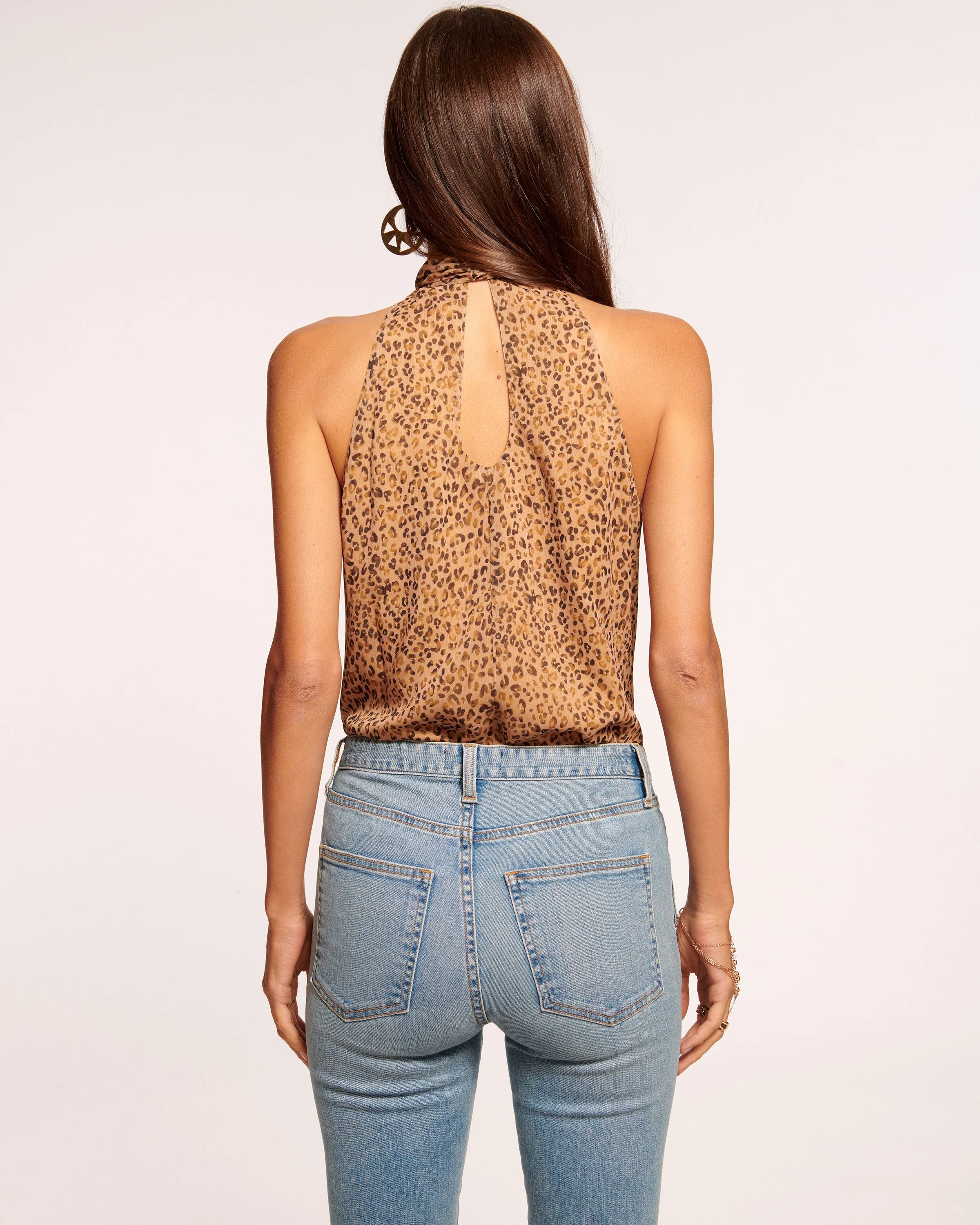 Lori Silk High Neck Tank Top - Image 28