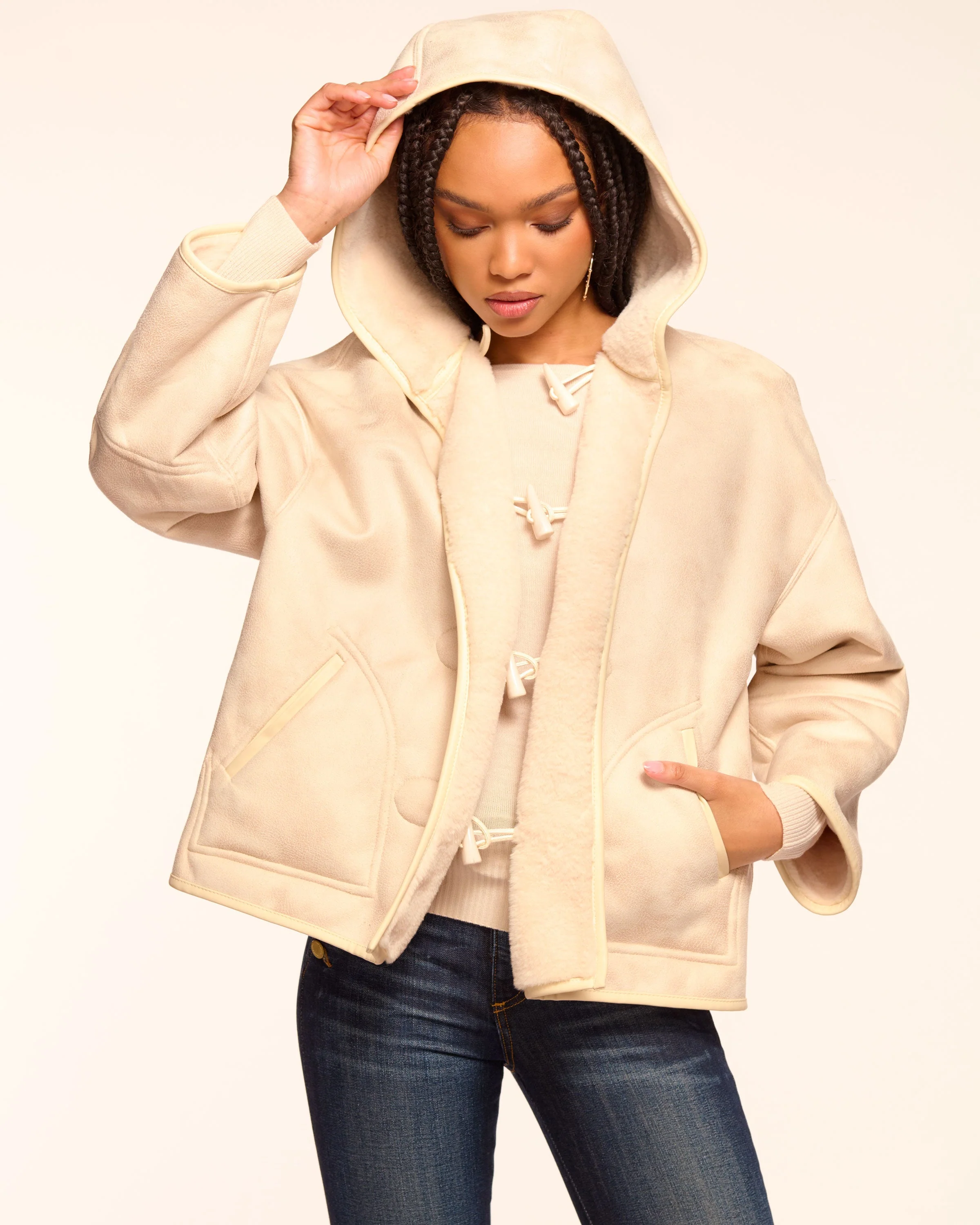 Lucy Faux Fur Coat - Image 15