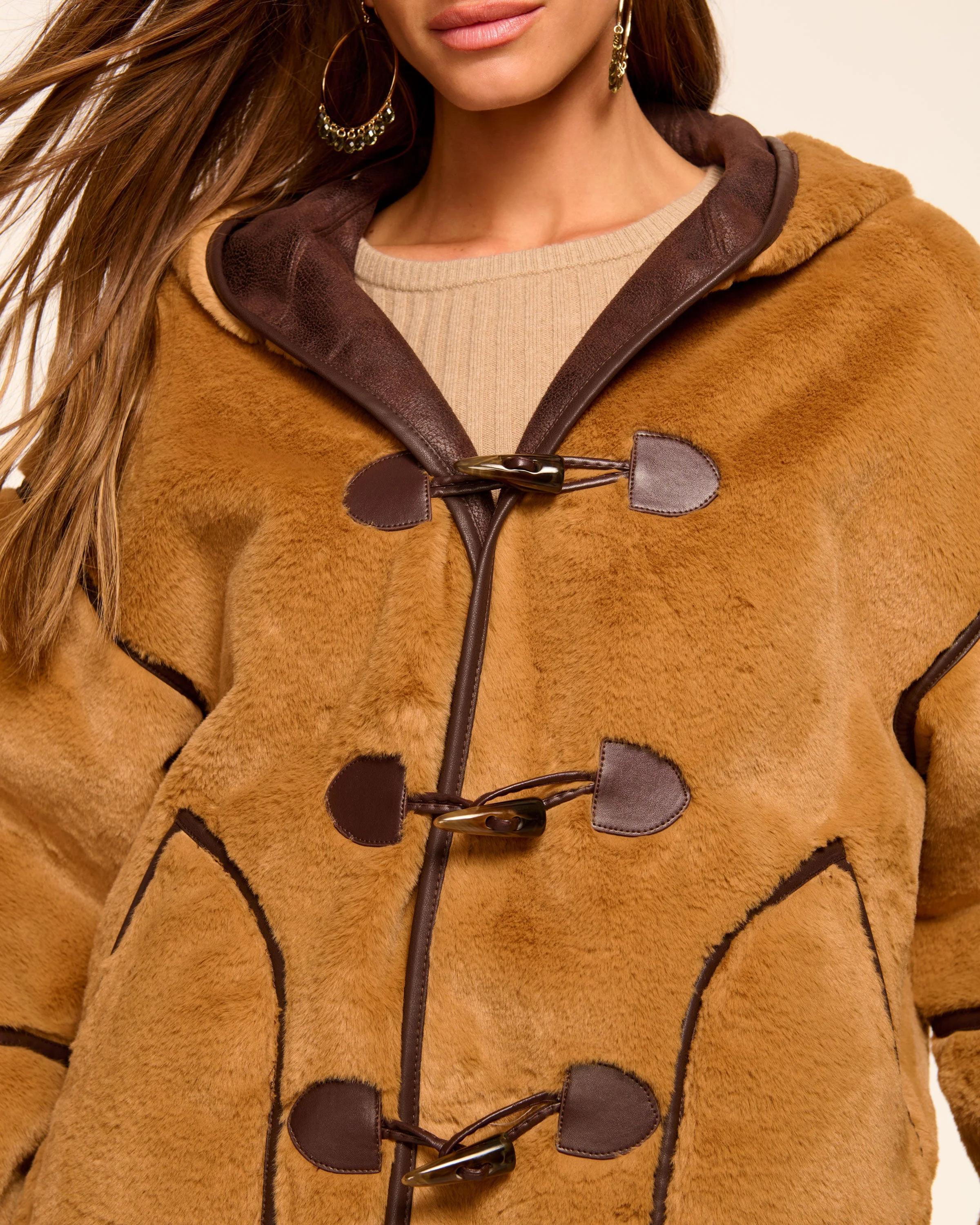 Lucy Faux Fur Coat - Image 5