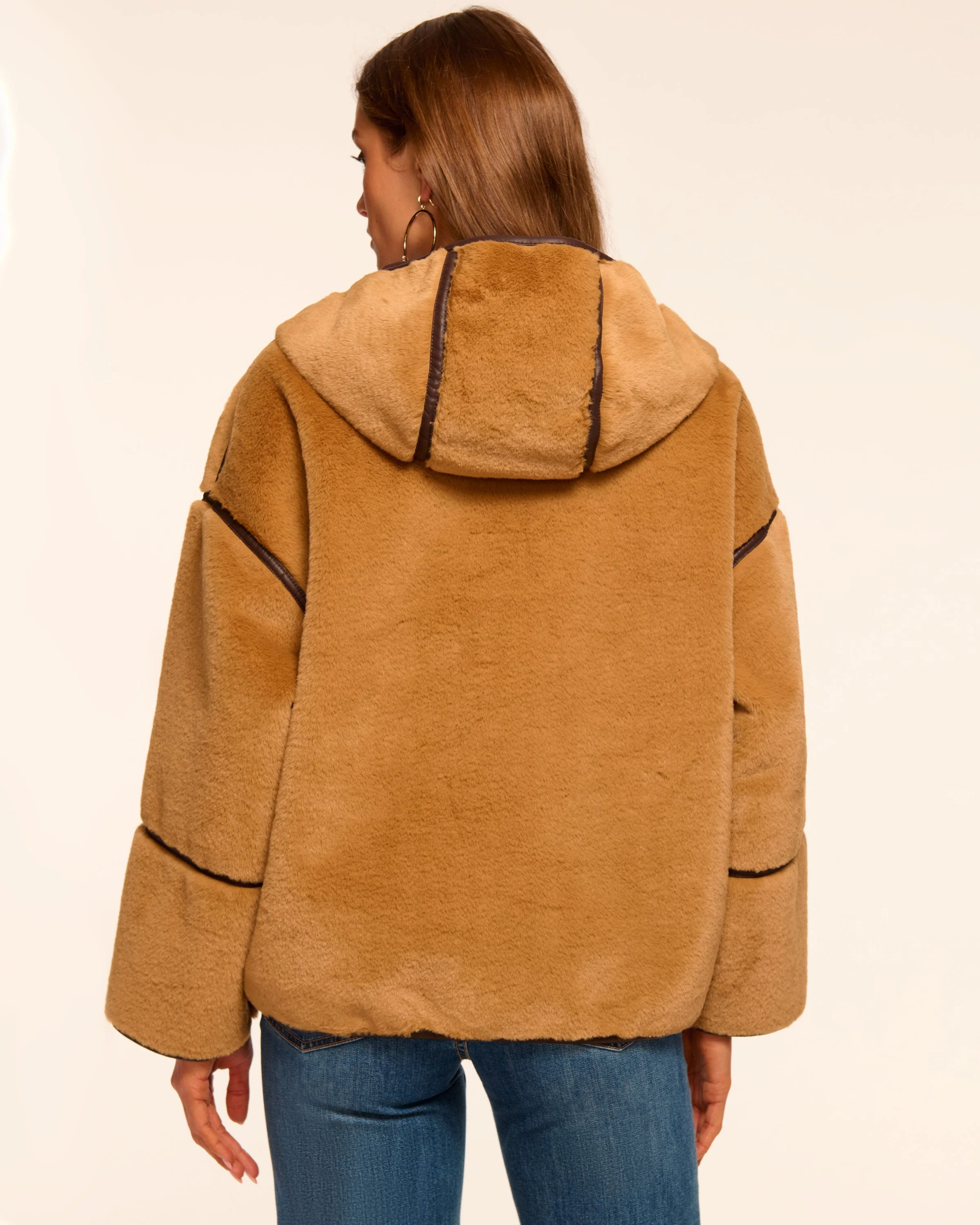 Lucy Faux Fur Coat - Image 6